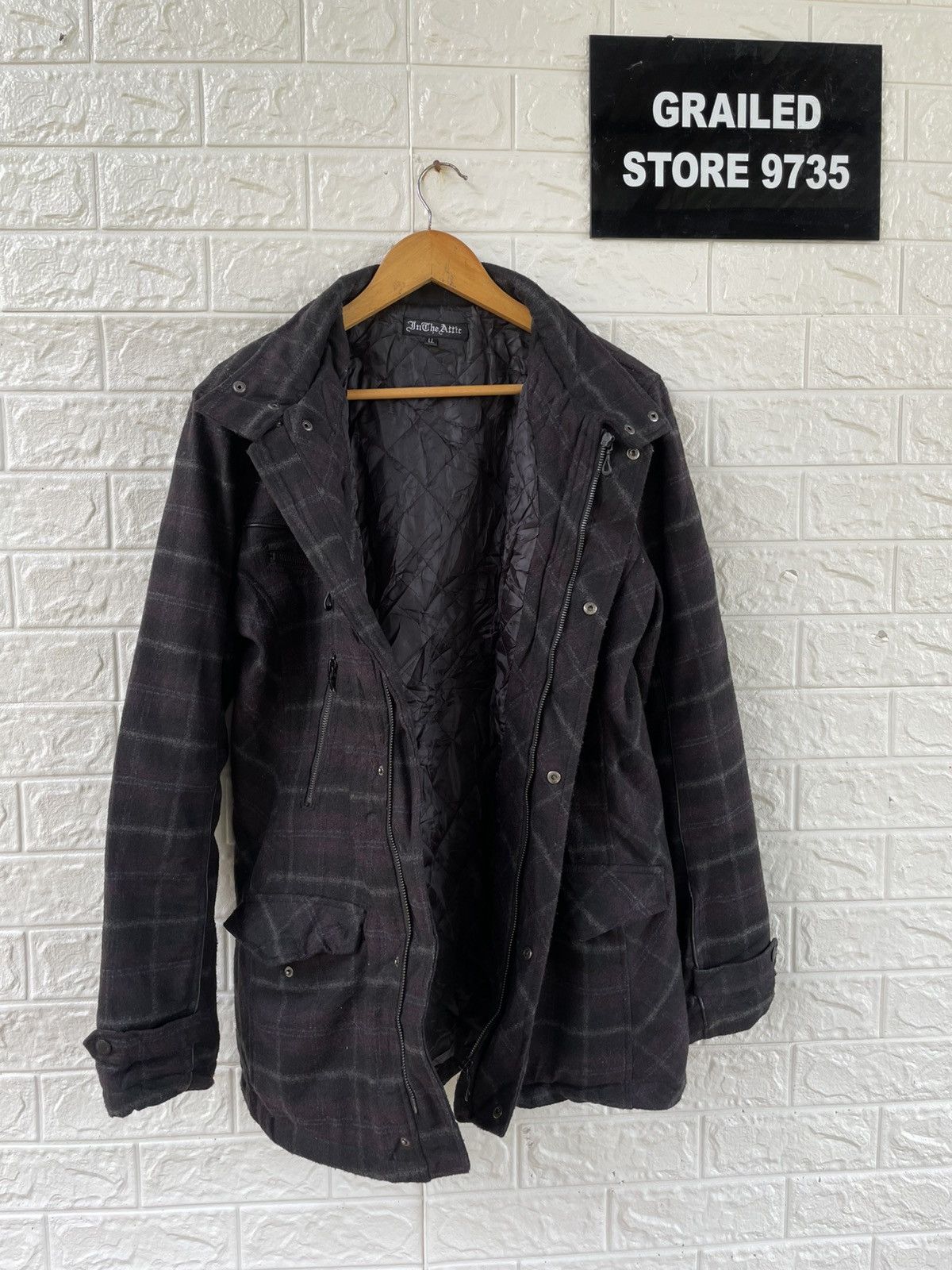 In The Attic × Japanese Brand Vintage In The Attic Wool Jacket Size US L / EU 52-54 / 3 - 5 Thumbnail