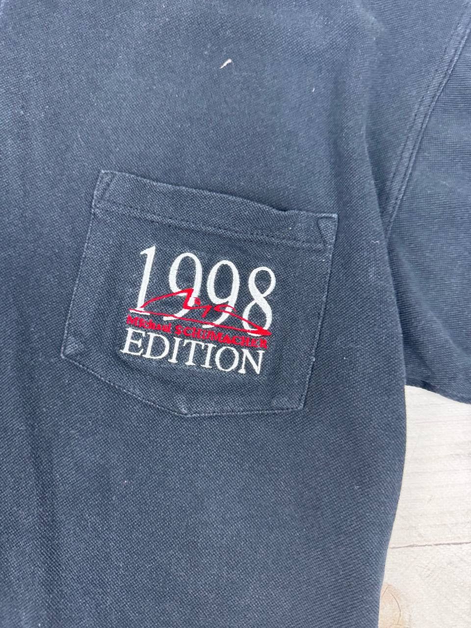 Vintage Vintage Michael Schumacher F1 1998 Polo Shirt Ferarri Size US L / EU 52-54 / 3 - 5 Thumbnail
