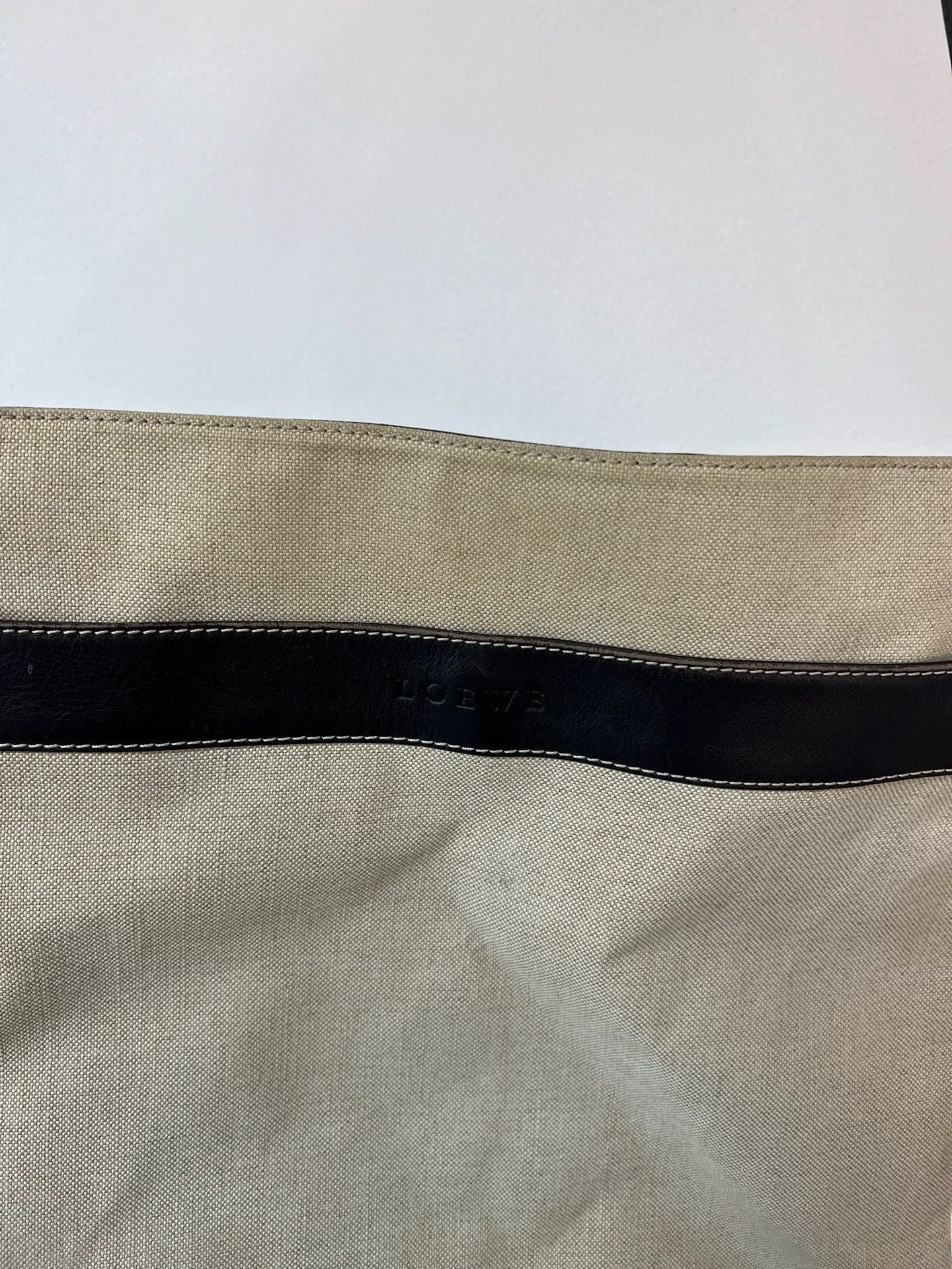 Loewe LOEWE Old Money Canvas Crossbody Bag Size ONE SIZE - 3 Thumbnail