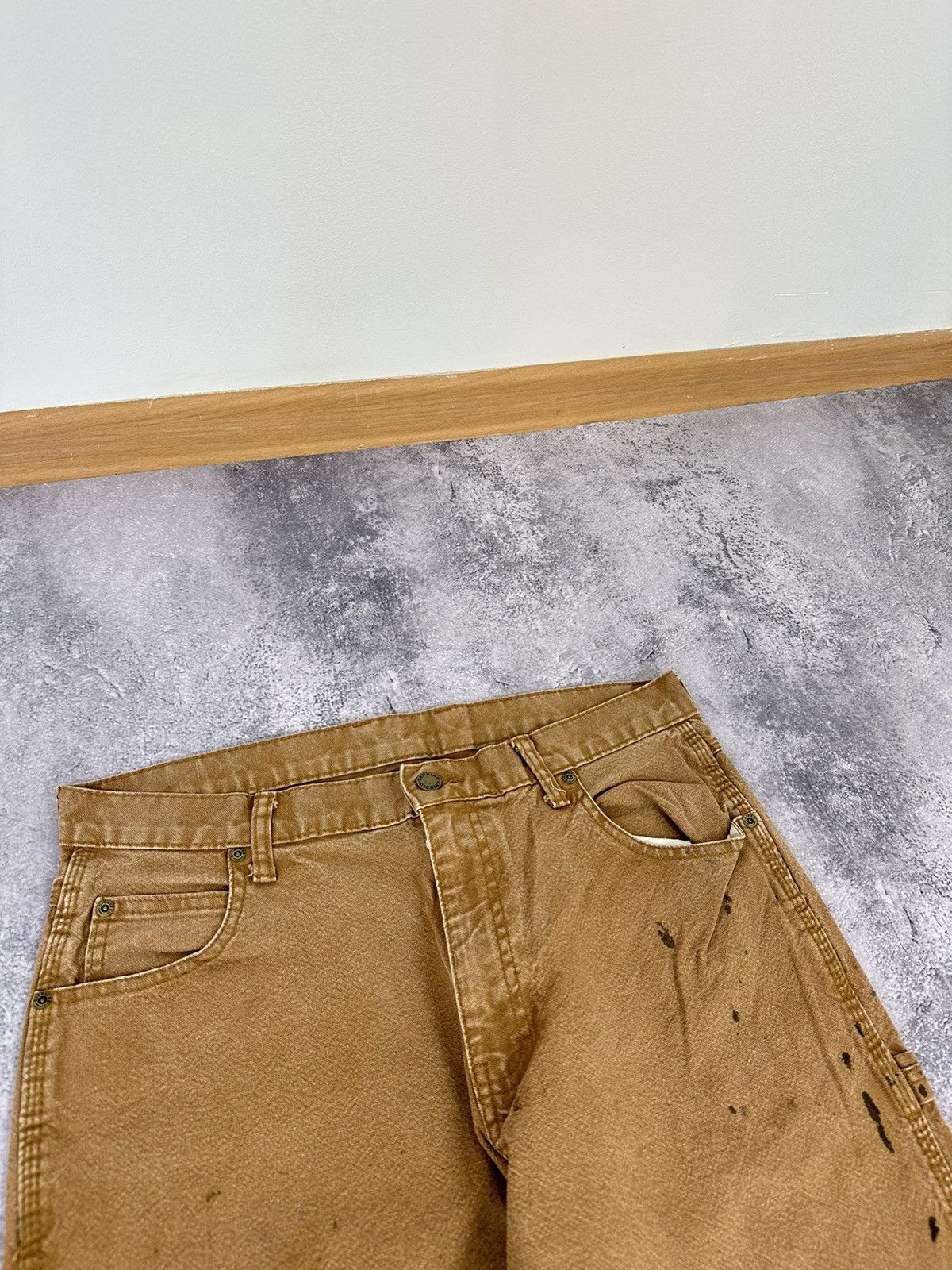 Dickies Vintage Dickies Faded Carpenter Cargo USA Opium Work Pants Size US 34 / EU 50 - 11 Thumbnail