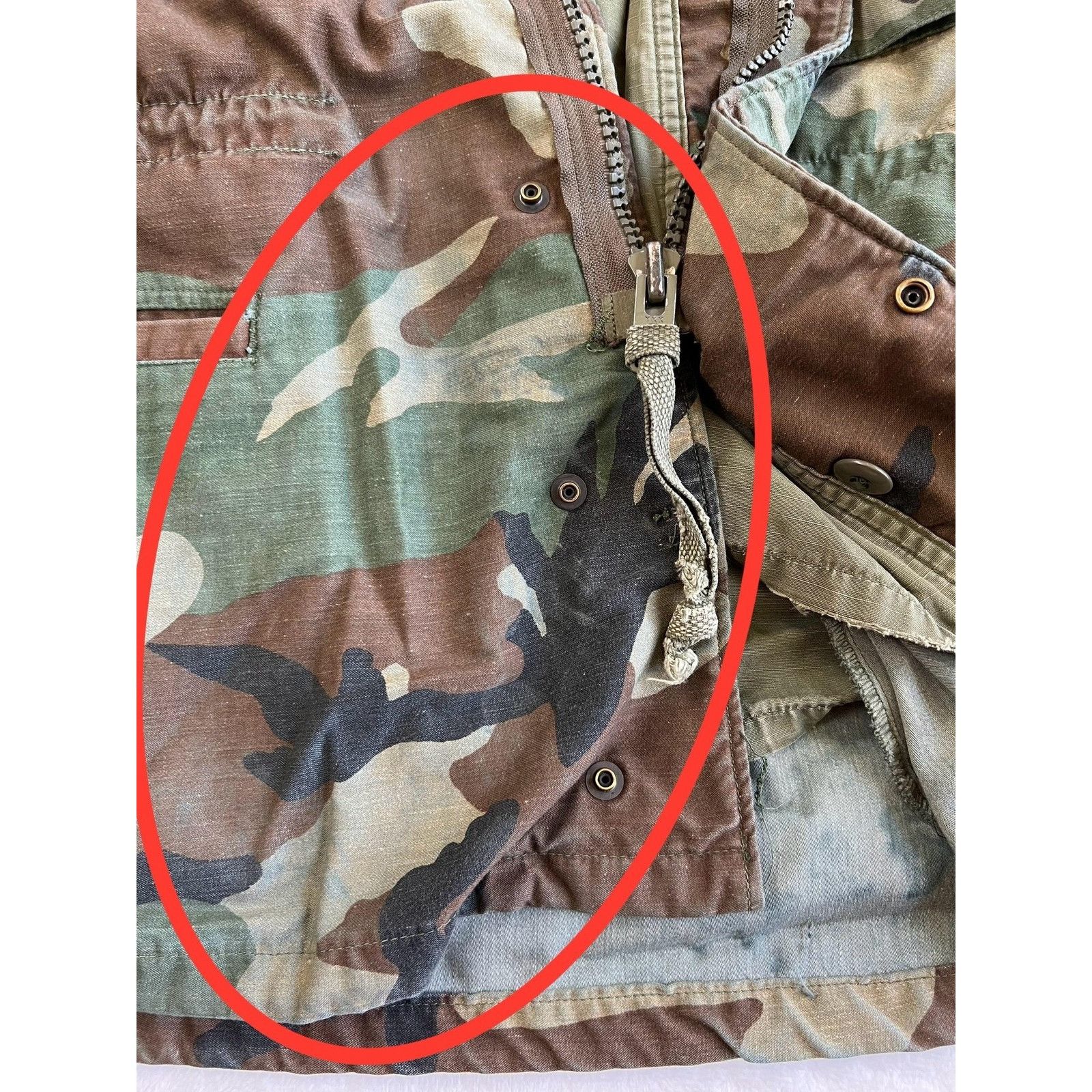Alpha Industries Vintage US Army Jacket Mens Small M65 Woodland Camo Cold Wea Size US S / EU 44-46 / 1 - 9 Thumbnail