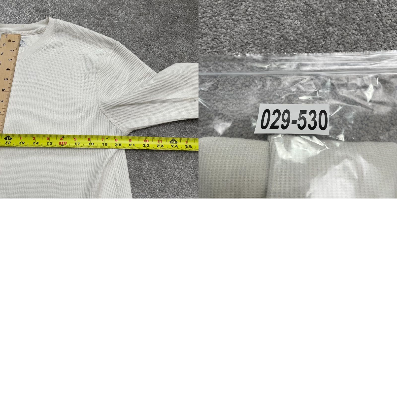 Fruit Of The Loom Fruit Of The Loom Shirt Men XL White Crew Long Sleeve T-Shirt Cadence: Classic, Outdoor, Designer / Regular Fit Size US XL / EU 56 / 4 - 8 Thumbnail
