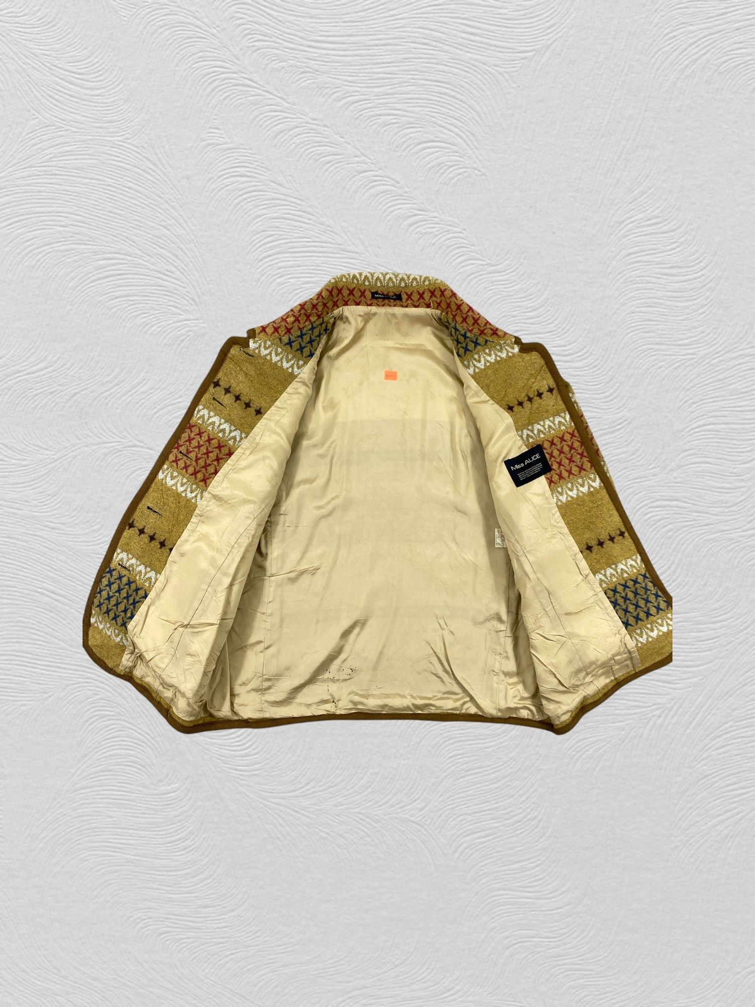 Japanese Brand Japanese Brand Miss Alice Wool Jacket -J191 Size M / US 6-8 / IT 42-44 - 3 Thumbnail