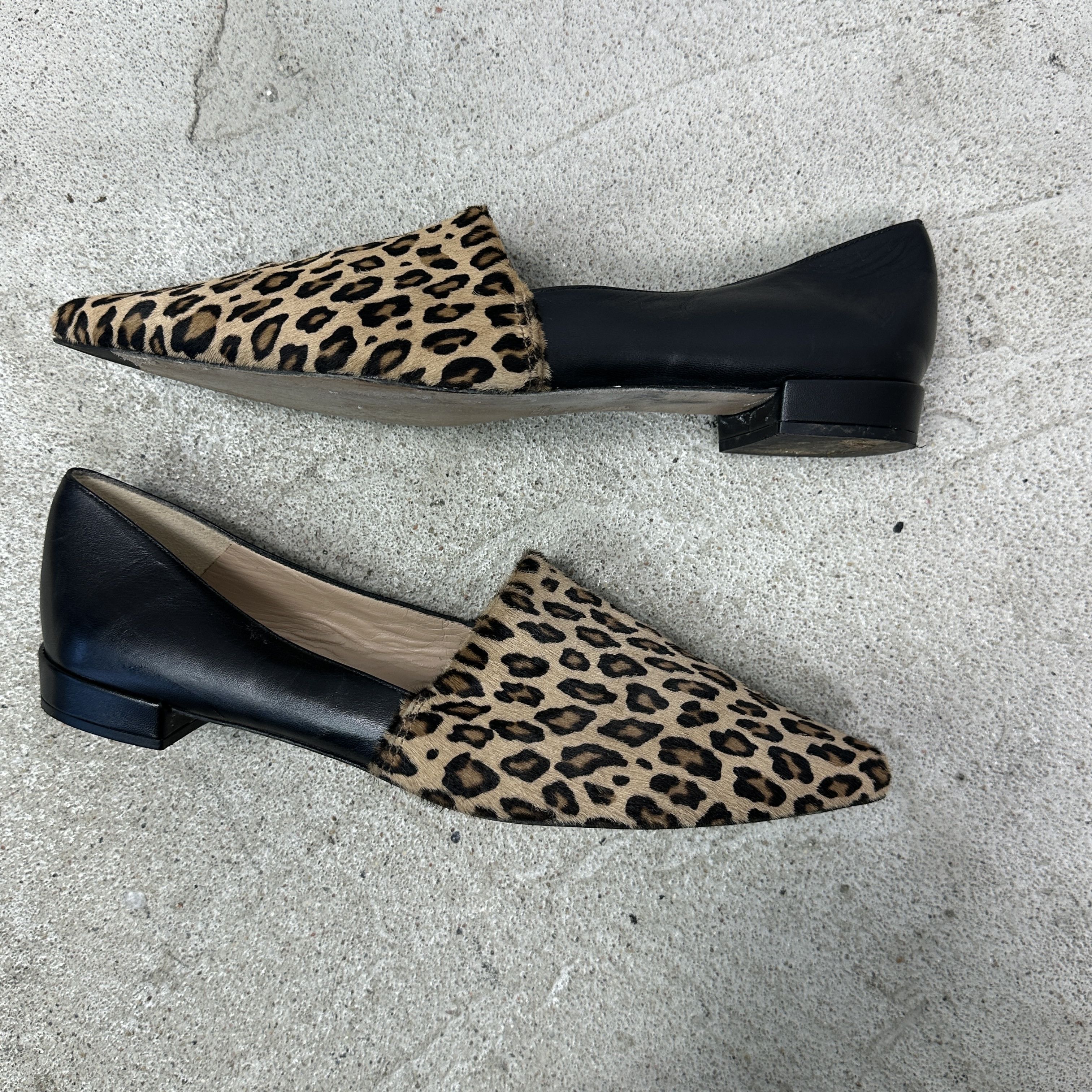 LK Bennett Vintage Avant Garde LK Bennett Cheetah Pony Hair Ballets Y2K Size US 11 / IT 41 - 9 Thumbnail