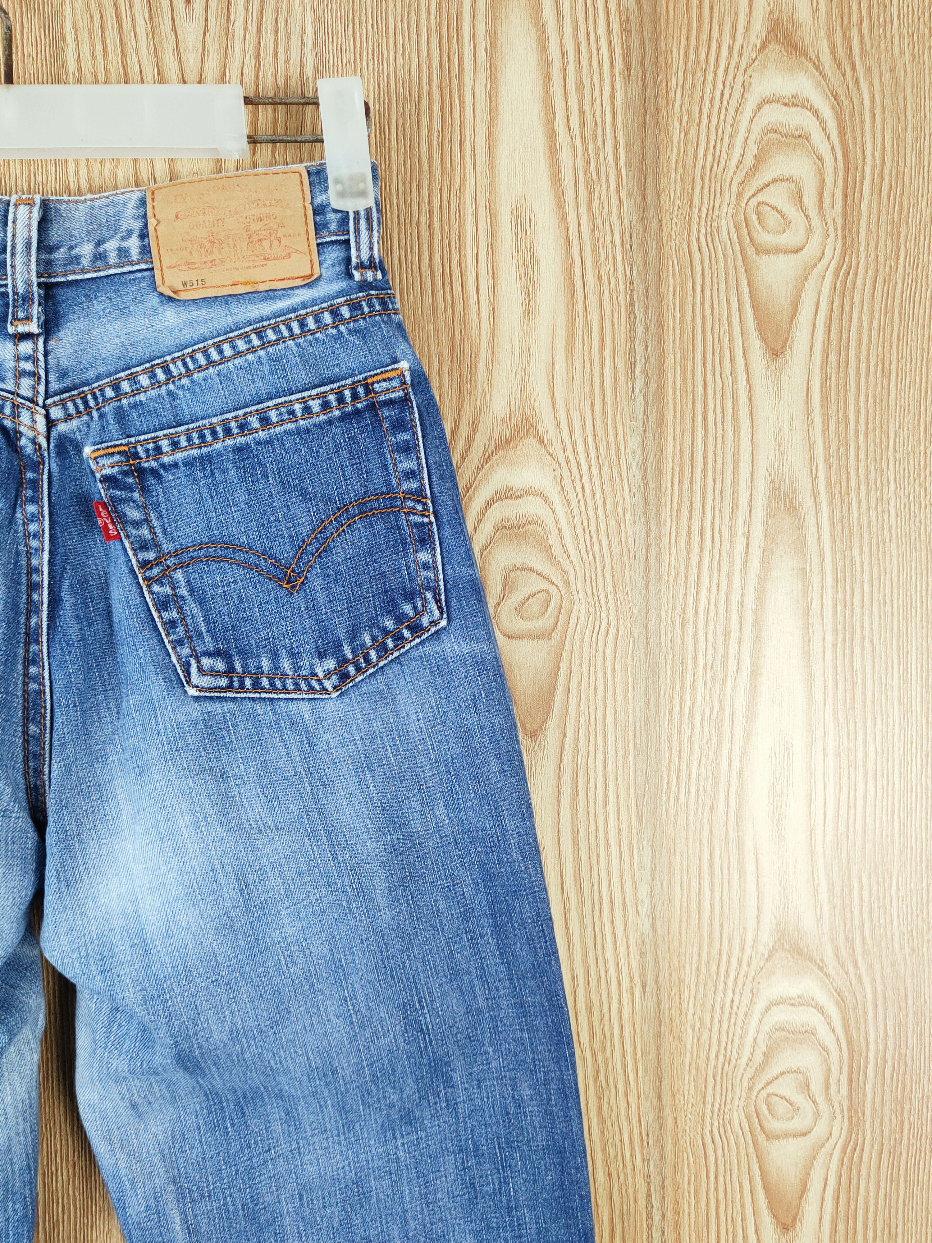 Levi's w515 Levi's Blue Distressed Ripped Jeans #W229 Size US 27 - 13 Thumbnail