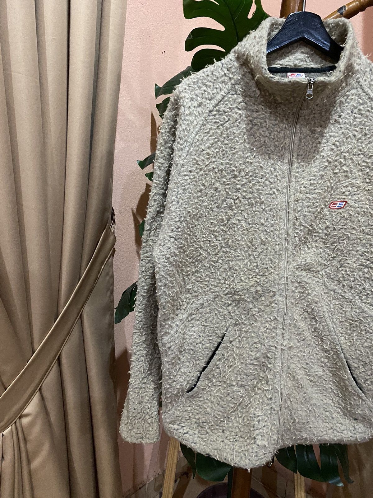 Diesel Vintage DSL Sherpa Fleece Jacket Beige Full-Zip Outdoor Size US M / EU 48-50 / 2 - 6 Thumbnail