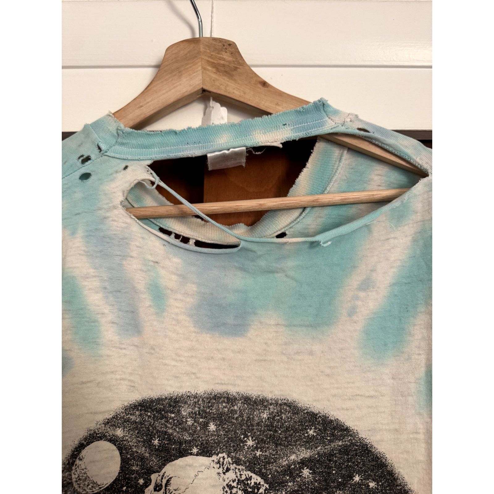 Fruit Of The Loom Vintage Grateful Dead Ski Powderman Skiing Skeleton Shirt XL Size US XL / EU 56 / 4 - 10 Thumbnail