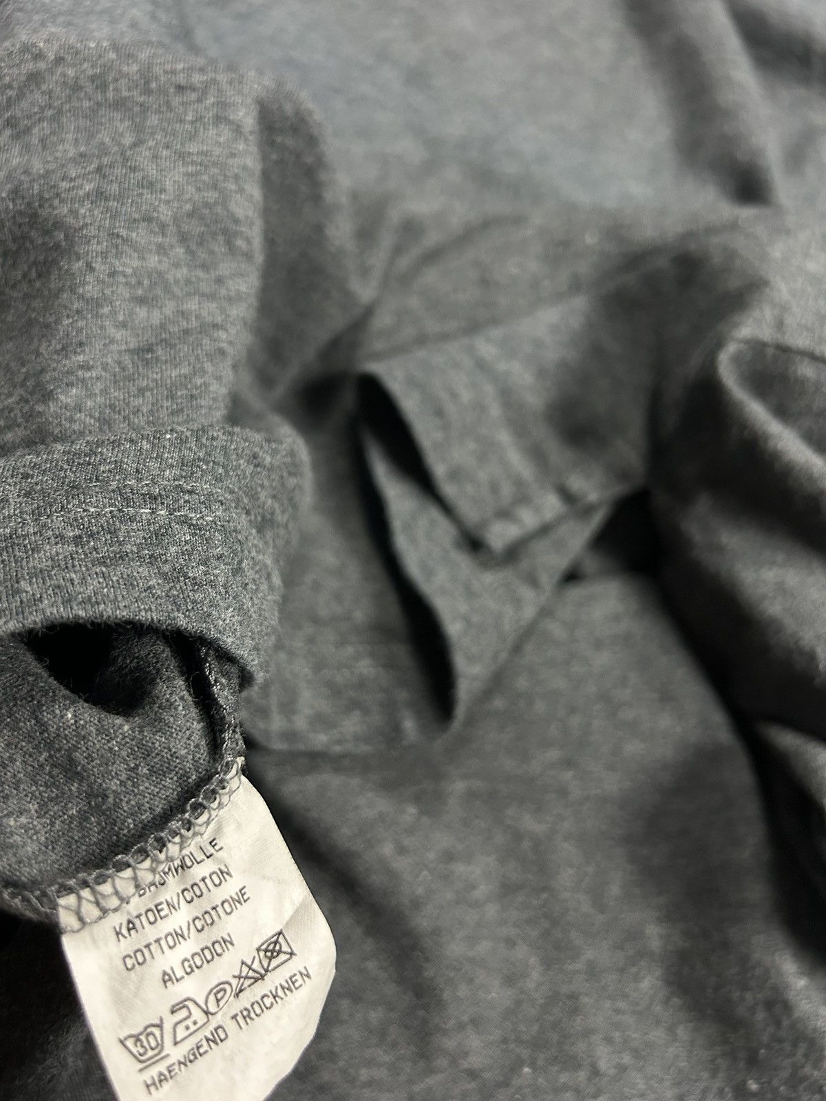 Yves Saint Laurent 90s Yves Saint Laurent vintage grey turtleneck YSL logo Size US L / EU 52-54 / 3 - 4 Thumbnail
