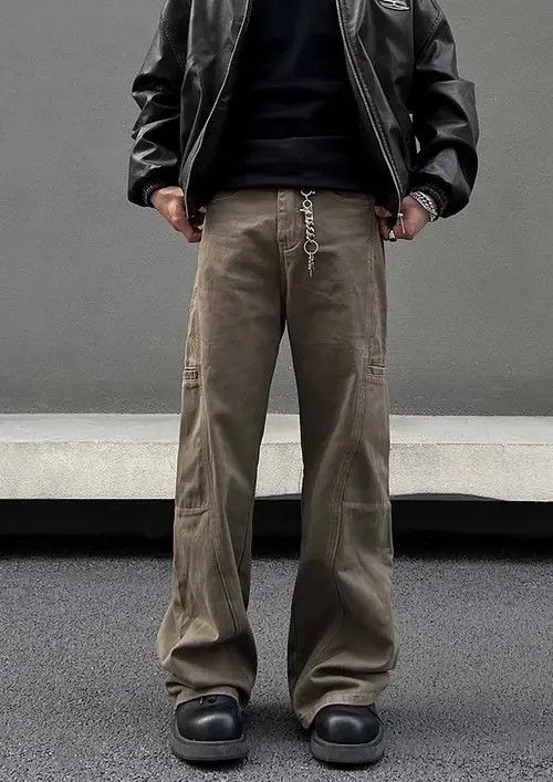 VIBE Y2K Dessert Niche Loose Workwear Jeans Size US 28 / EU 44 - 5 Thumbnail