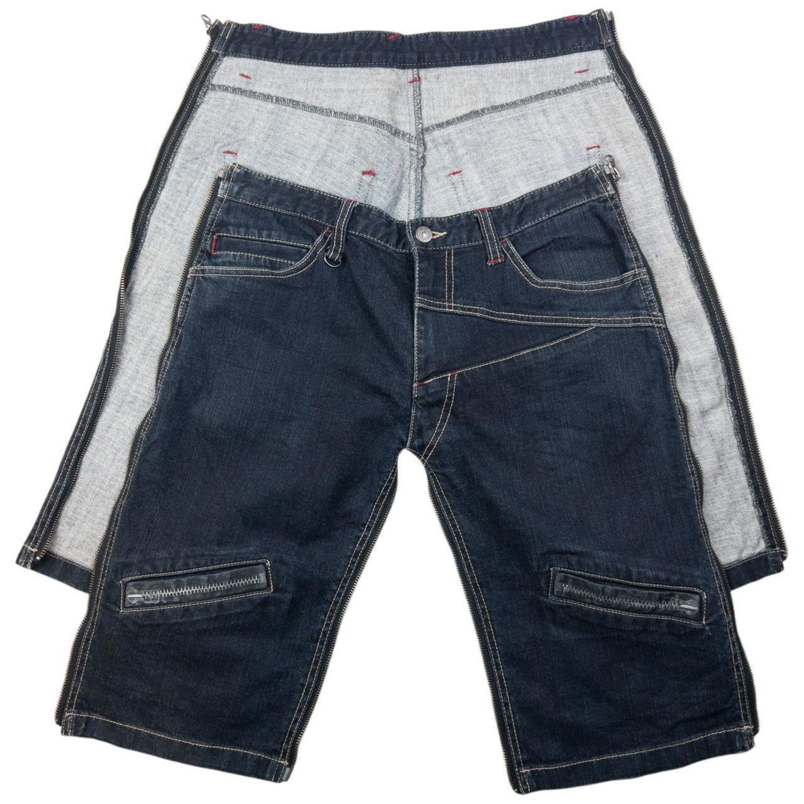 Other Vintage PPFM Full Zip Denim Shorts Size W32 Size US 32 / EU 48 - 1 Thumbnail