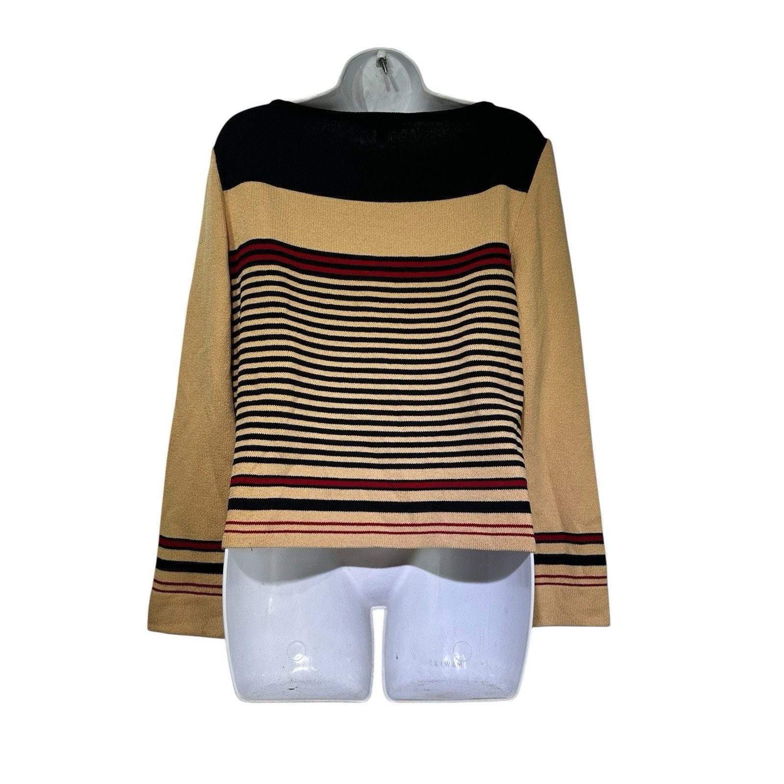 St. John vintage St. John Sport Boat Neck Stripped Sweater Size M Size M / US 6-8 / IT 42-44 - 6 Thumbnail