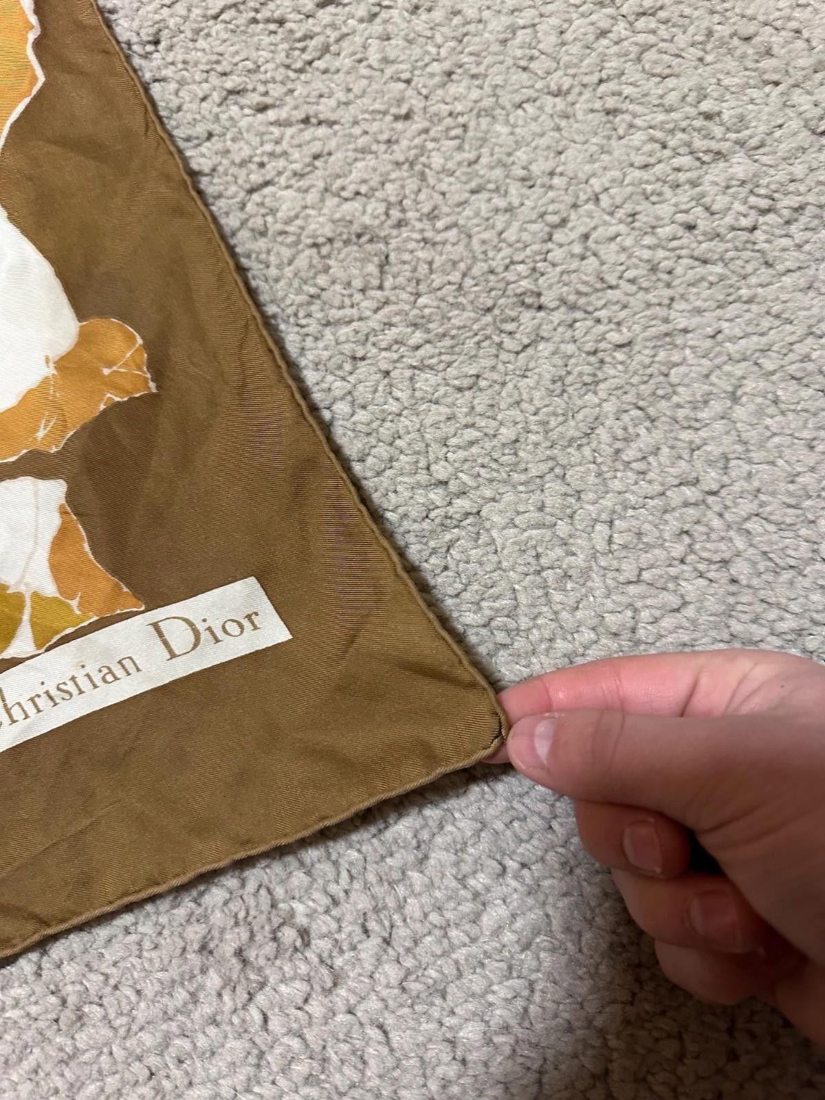 Dior Vintage Dior silk square scarf 75x75 Size ONE SIZE - 7 Thumbnail