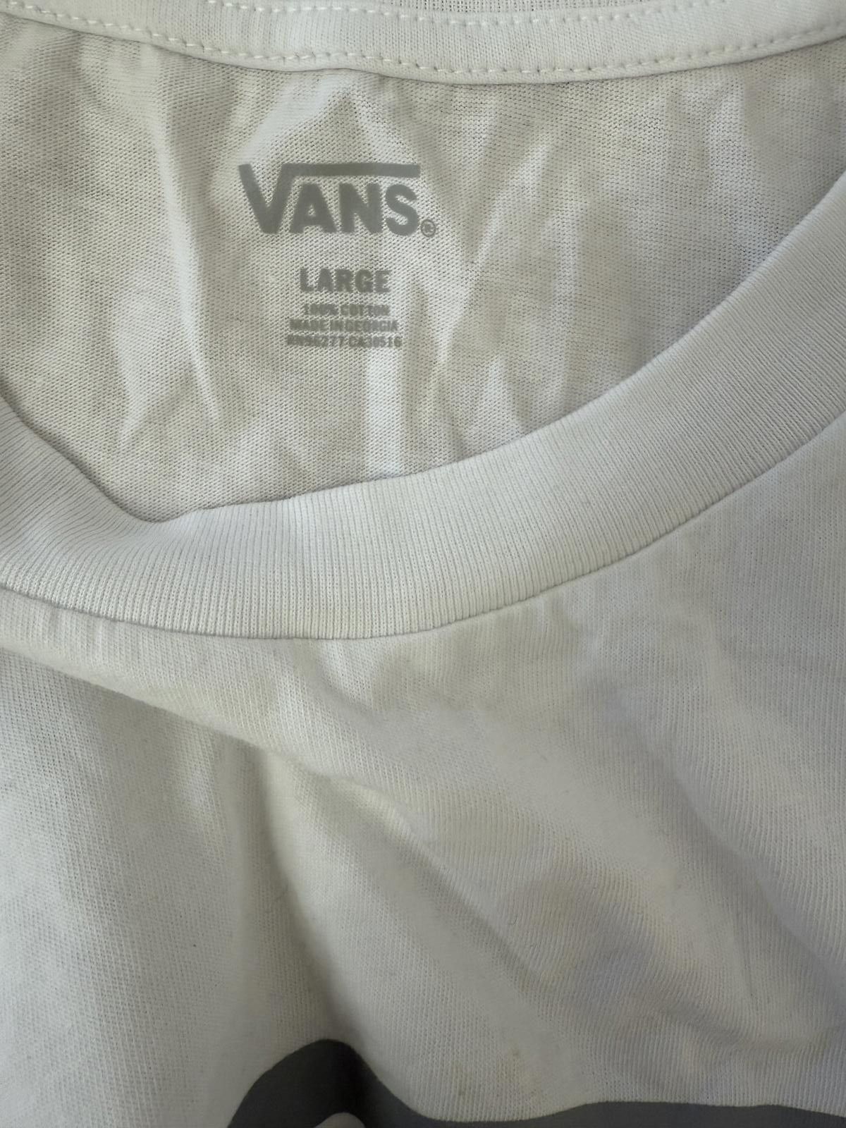 Vans Vans White Logo T-Shirt Large Size ONE SIZE - 3 Thumbnail