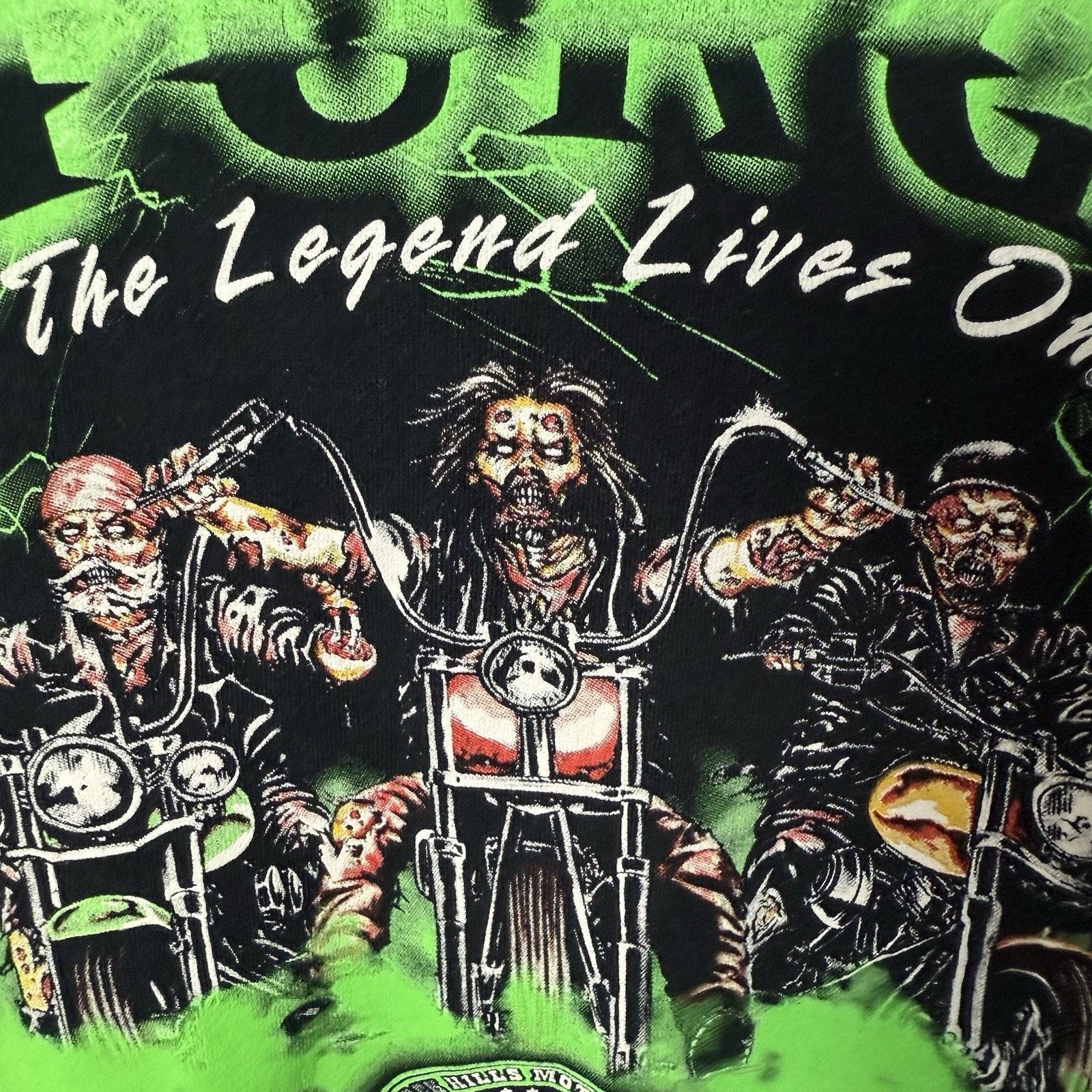 Gildan Sturgis T-shirt Black Ride Of The Living Dead Zombies Biker Size US XL / EU 56 / 4 - 7 Thumbnail
