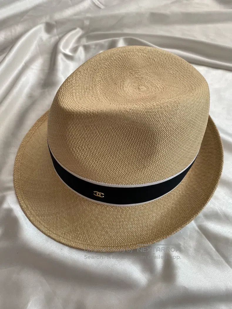 Chanel Chanel SizeM Straw hat Size ONE SIZE - 1 Thumbnail