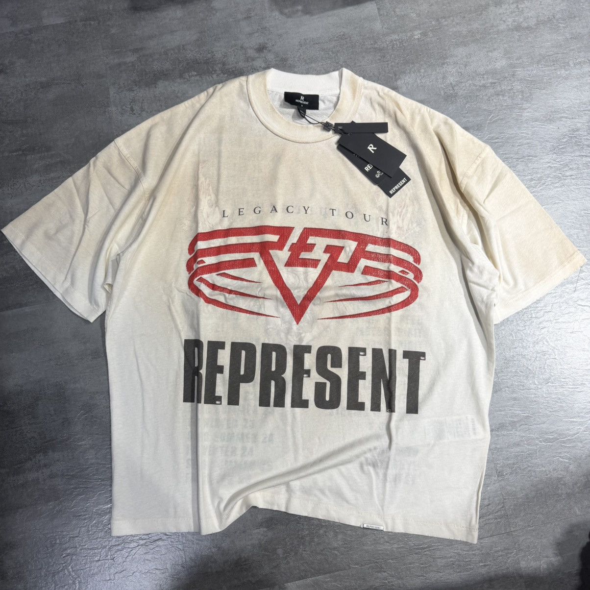 Represent Clo. Represent Reversible Living Legacy T-Shirt - Washed Ecru Size US S / EU 44-46 / 1 - 1 Thumbnail
