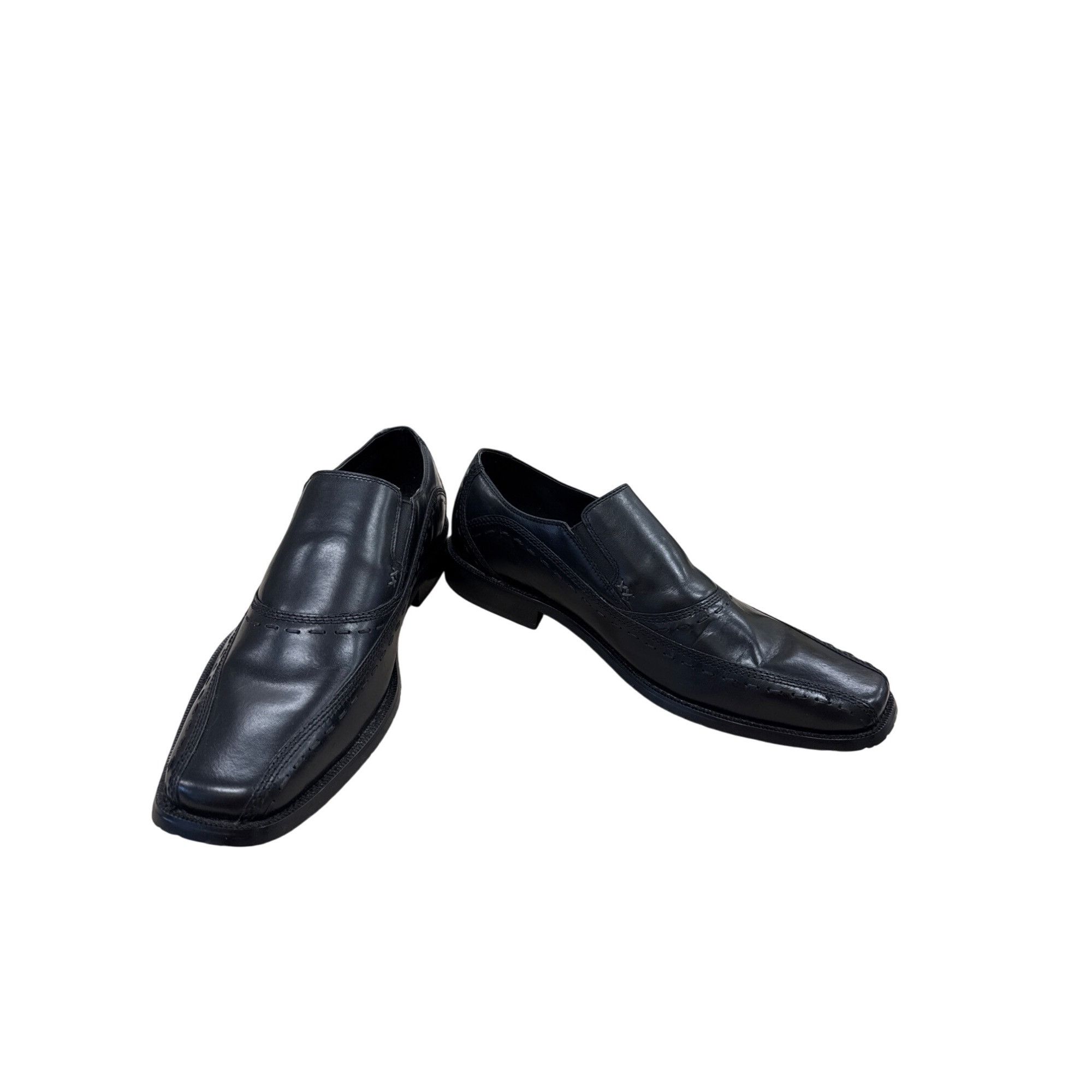 Nunn Bush Nunn Bush Mens Black Leather Loafers Size 10M SKU 7340 Size US 10 / EU 43 - 1 Thumbnail