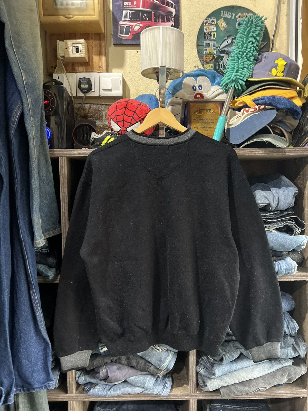 Japanese Brand 🔥Suntory Coffee Boss Black Sweatshirt Size US L / EU 52-54 / 3 - 2 Thumbnail