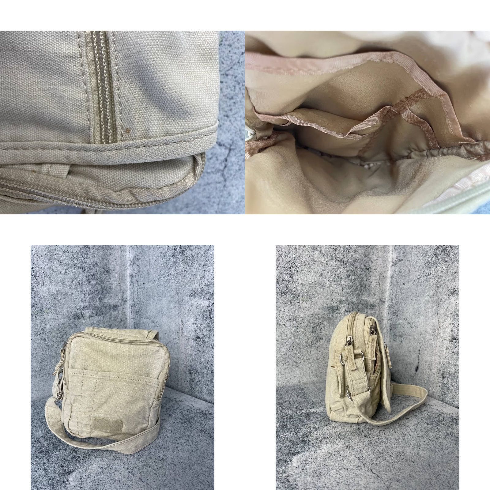 Diesel Diesel Womens Beige Adjustable Crossbody Shoulder Bag Outdoor Shopping Size ONE SIZE - 8 Thumbnail