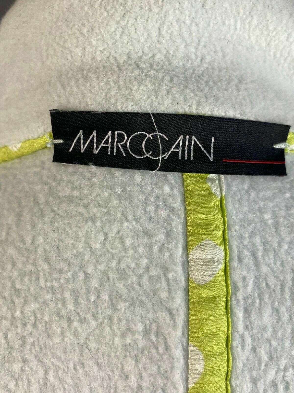 Designer Marc Cain White Micro Fibre Fleece Cardigan Jacket Size 4 Size S / US 4 / IT 40 - 9 Thumbnail