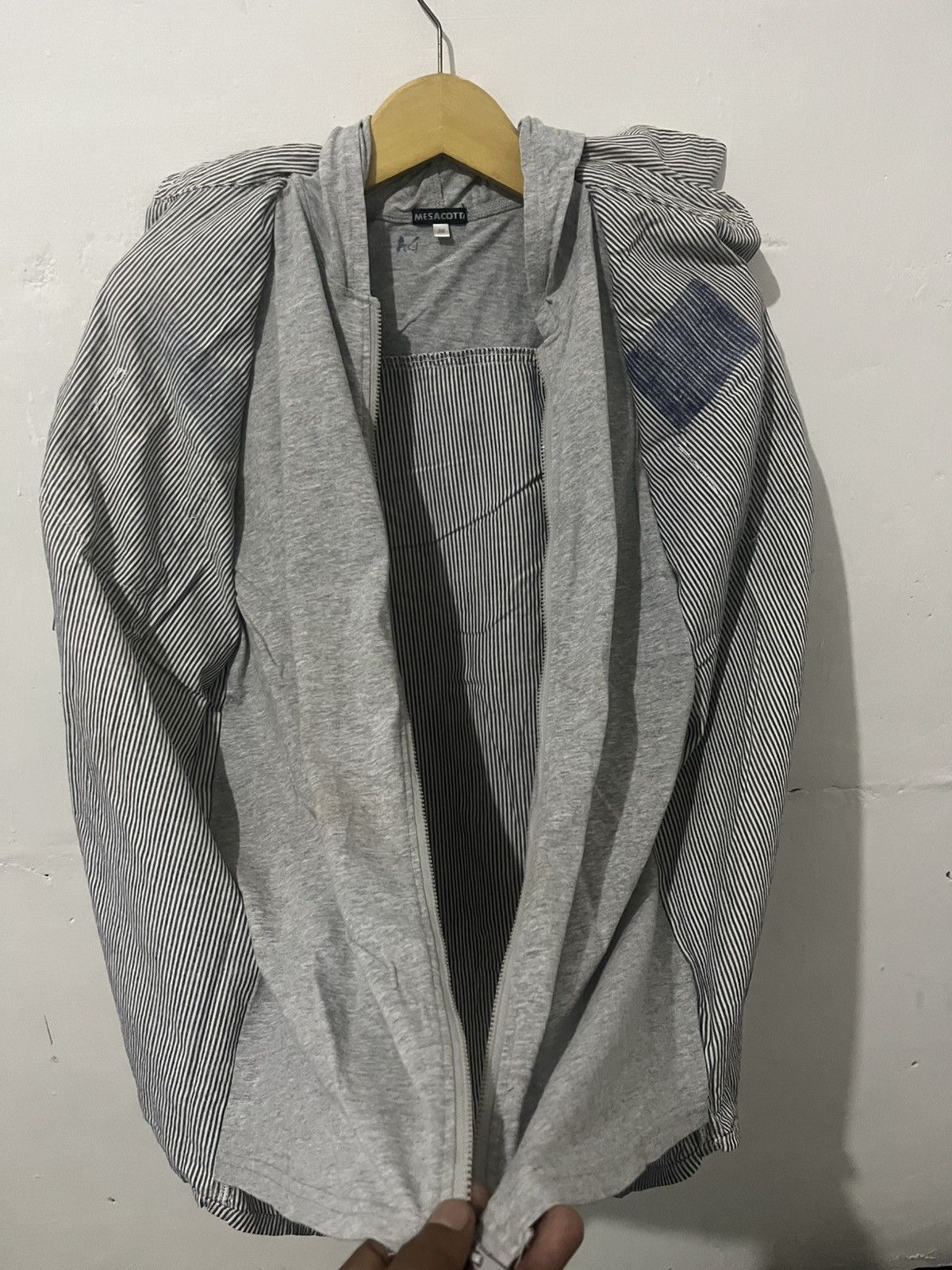 20471120 Japanese Double layers hoodie Mesacotta shirt Size US L / EU 52-54 / 3 - 11 Thumbnail