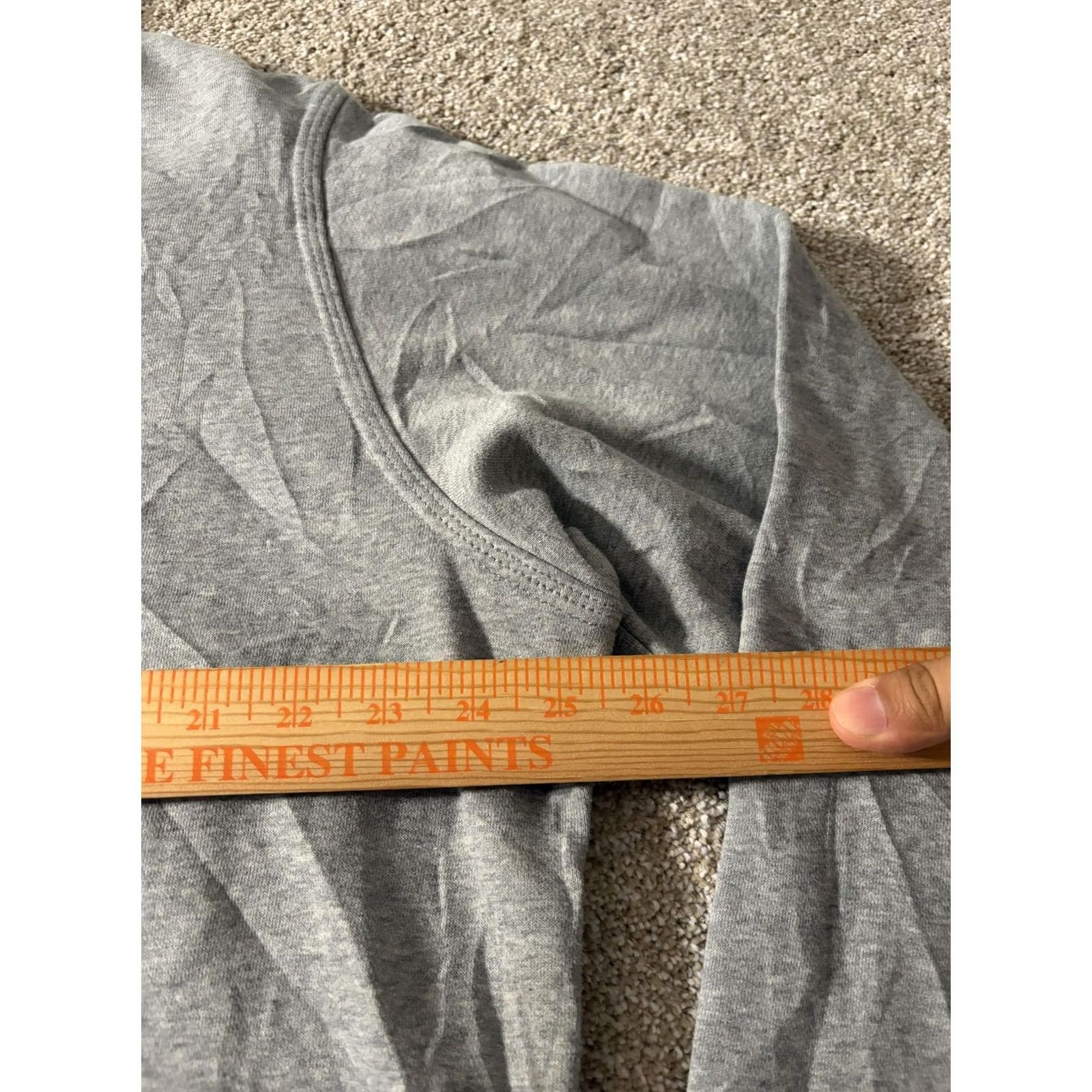 Nike Nike Hoodie Mens 2XL Gray Pullover Fleece Sweatshirt Swoosh Logo Kangaroo Pocket Crew Neck Long Sleeve Size US XXL / EU 58 / 5 - 7 Thumbnail