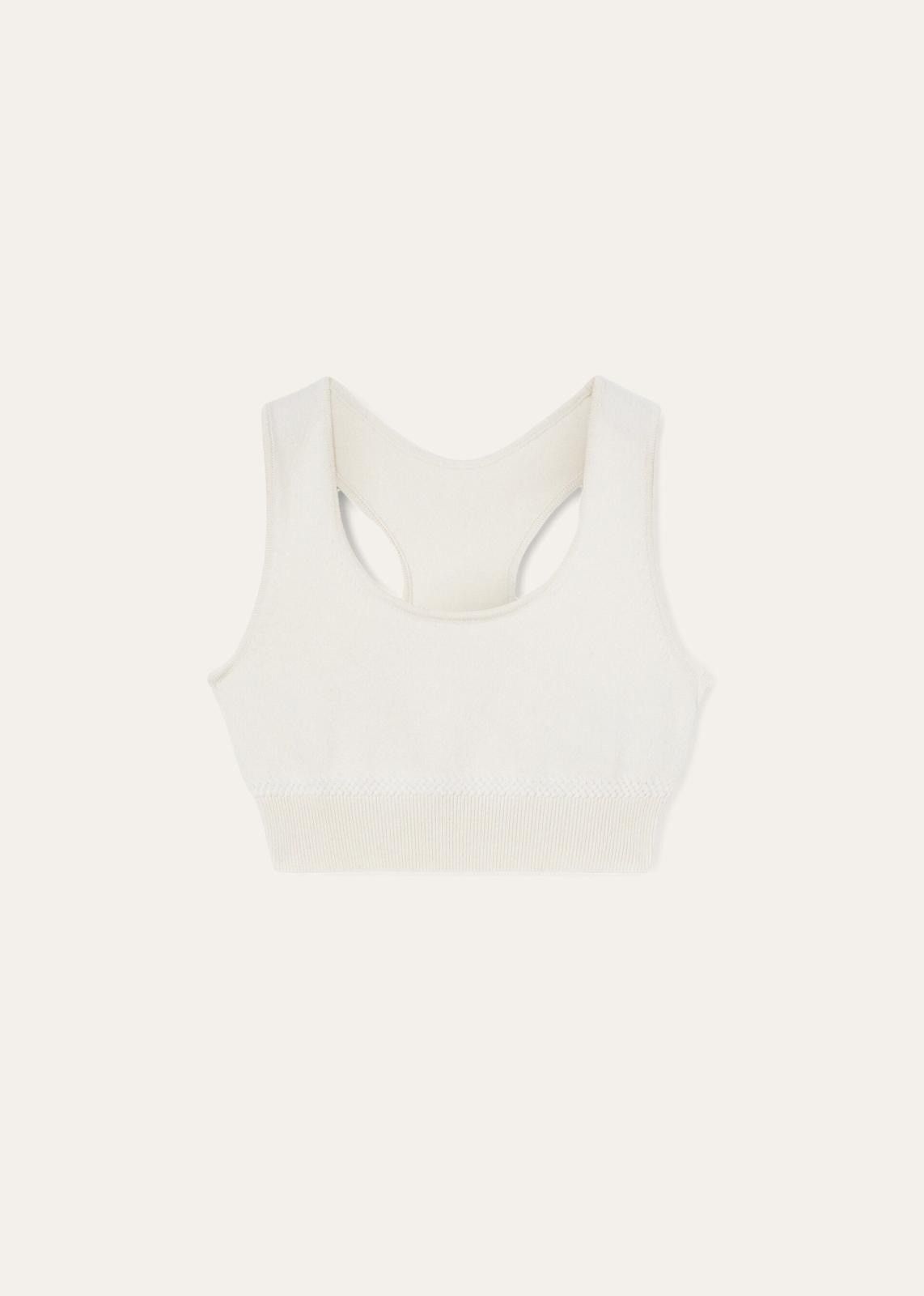 Loro Piana o1srvl11e1125 FAN1851 Cocooning Crop Top in White Size L / US 10 / IT 46 - 1 Thumbnail