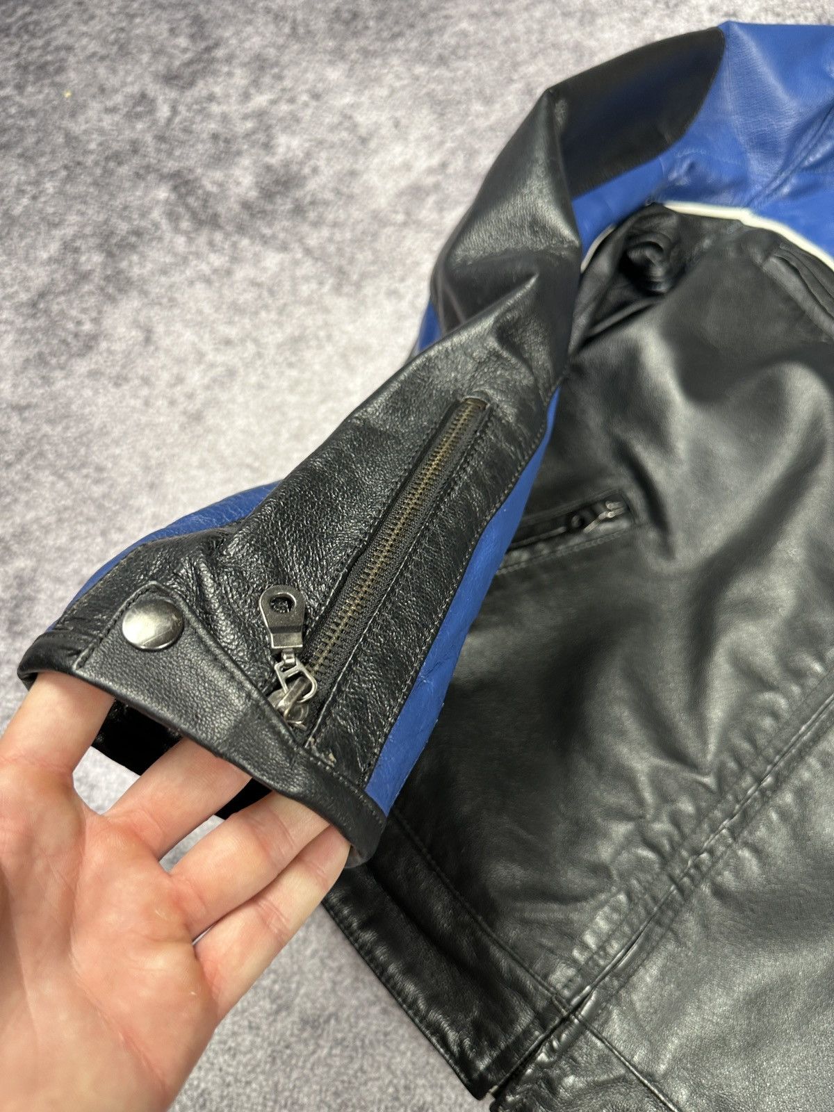 Other Y2K Vintage Racing Leather Jacket Streetwear Opium Rare VTg Size US M / EU 48-50 / 2 - 3 Thumbnail