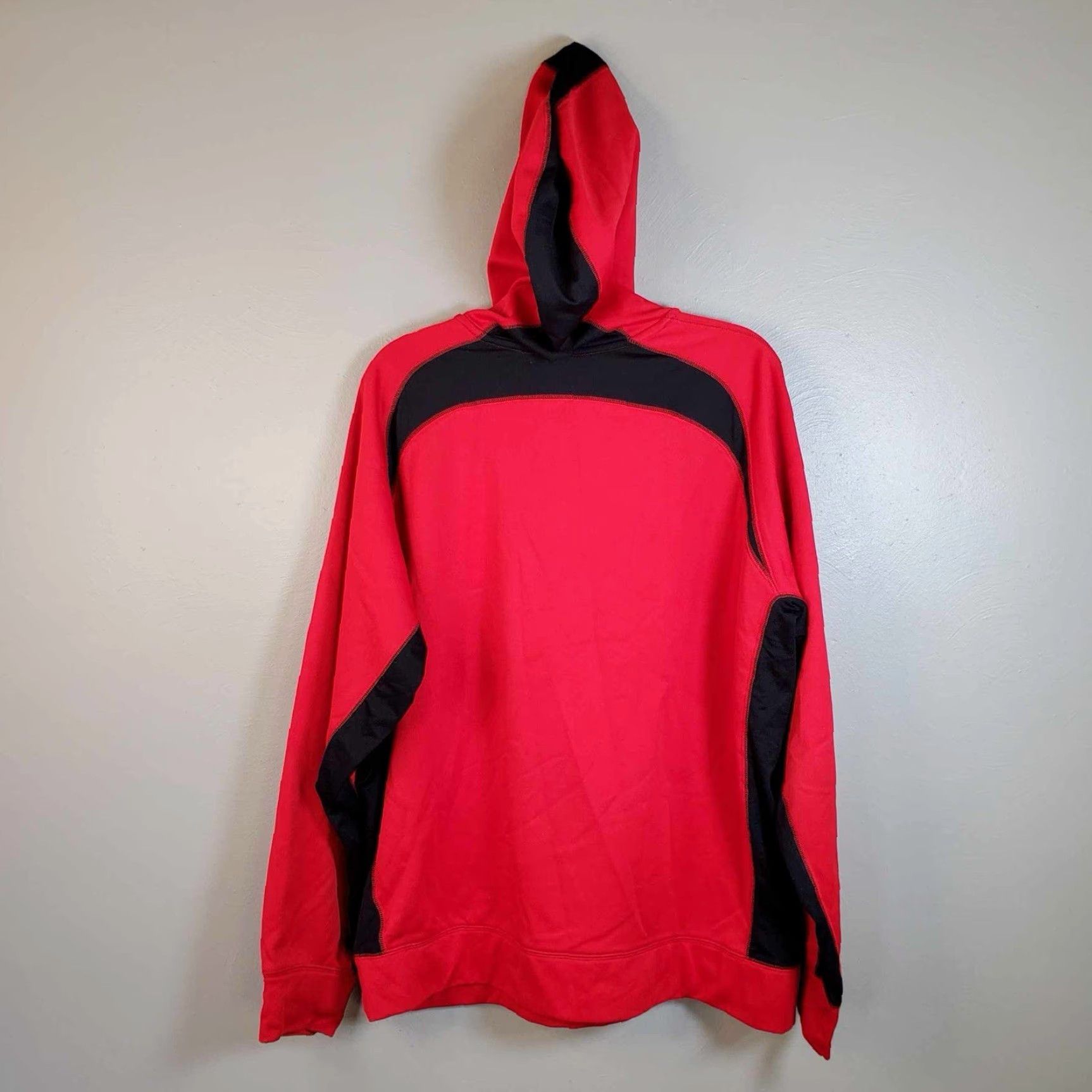 Nike Nike Hoodie Mens Therma Fit Pullover Hoodie Logo Sweatshirt XL Red Big & Tall Mens Size US XL / EU 56 / 4 - 3 Thumbnail