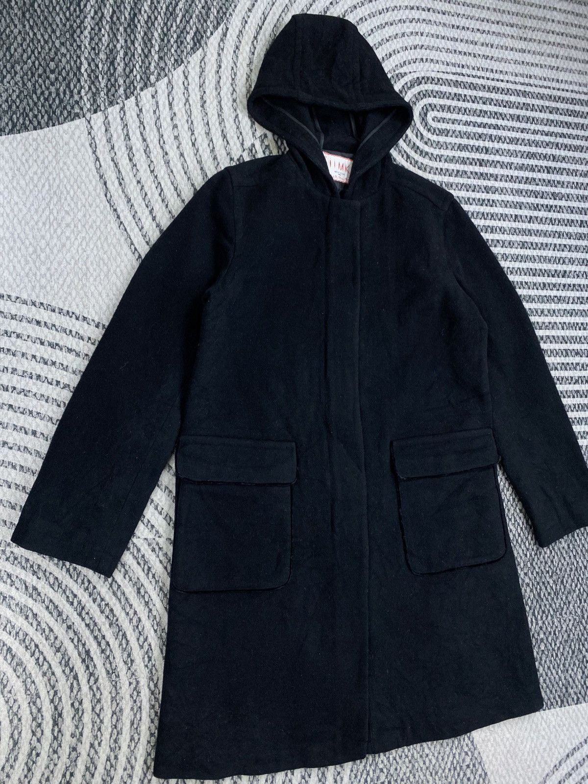 Michel Klein Vintage Michel Klein Black Plain Long Parka Size US M / EU 48-50 / 2 - 3 Thumbnail
