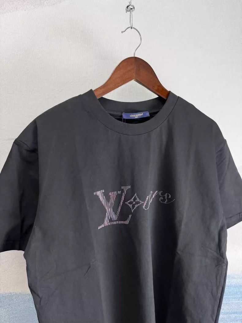 Louis Vuitton Louis Vuitton Louis Vuitton Black Short Sleeve Shirt-2506 Size US XL / EU 56 / 4 - 3 Thumbnail