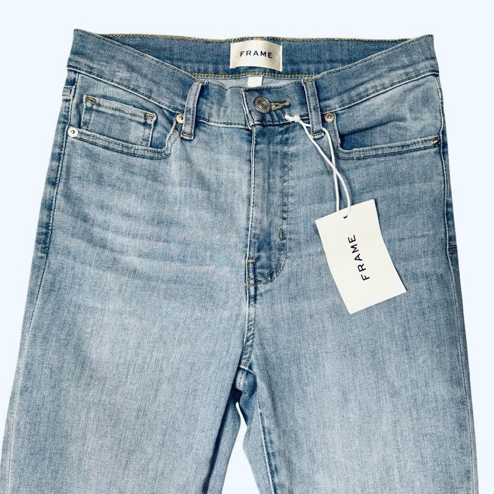 Frame NWT New $198 FRAME High Waist Step Hem Straight Leg Wilson Size 26" / US 2 / IT 38 - 6 Thumbnail