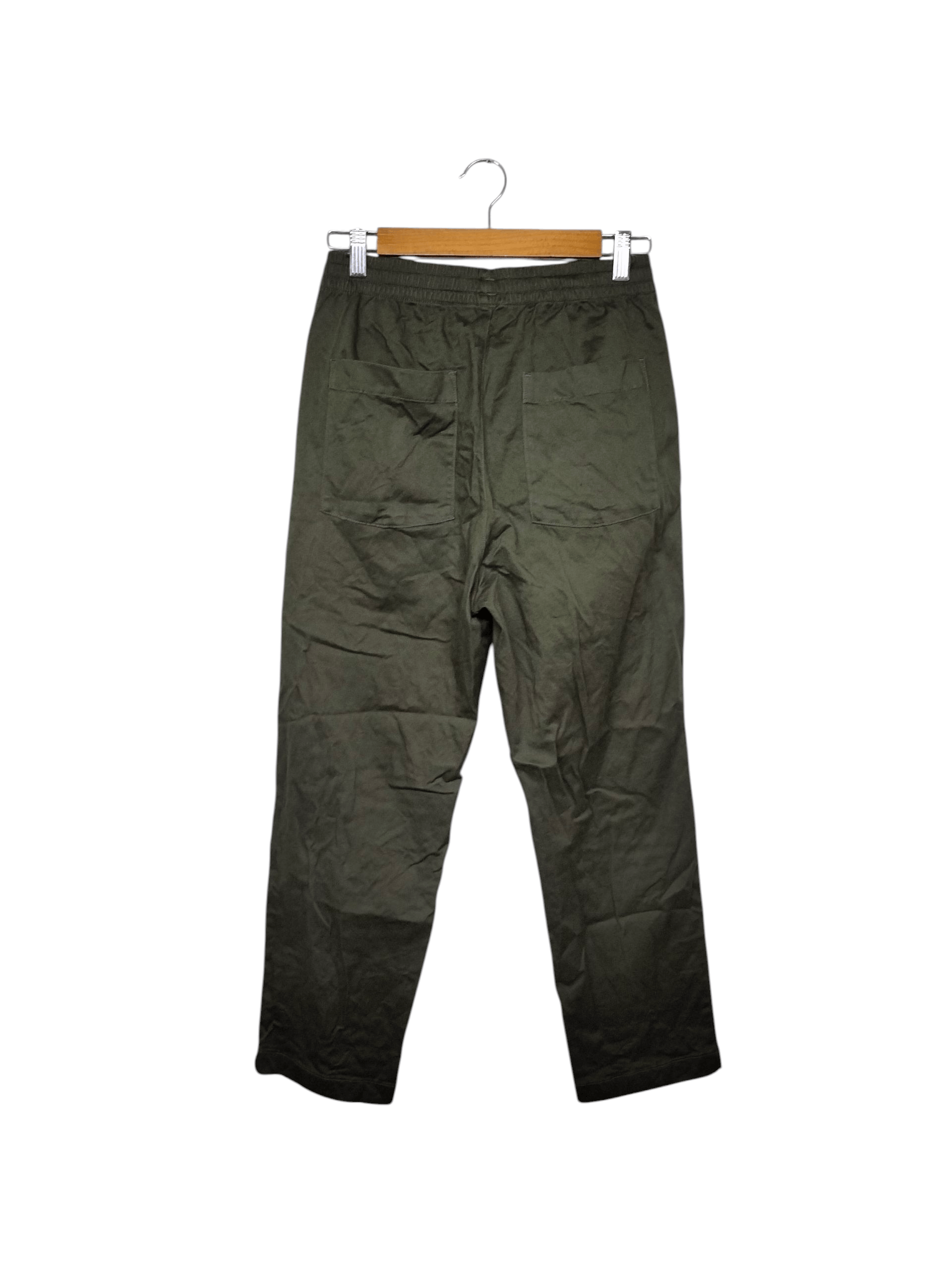 Uniqlo Uniqlo relaxed ankle pants green army Size US 30 / EU 46 - 2 Thumbnail
