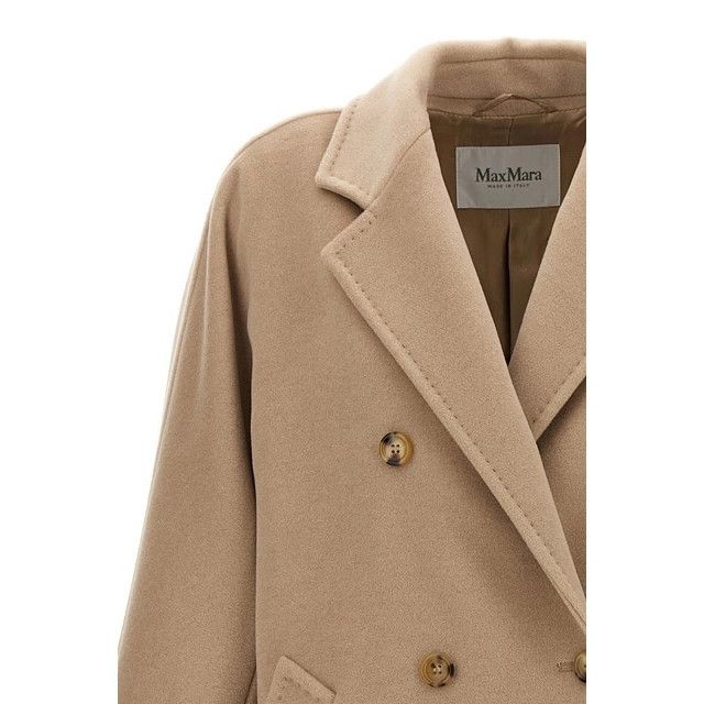 Max Mara MAX MARA Rebus Beige Wool/Cashmere Coat New & Authentic (Wom Size M / US 6-8 / IT 42-44 - 3 Thumbnail
