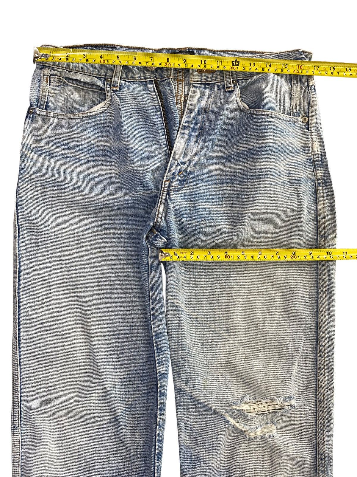 Levi's Levi’s Light Blue Wash Ripped Style Loose Jeans Size US 33 - 5 Thumbnail