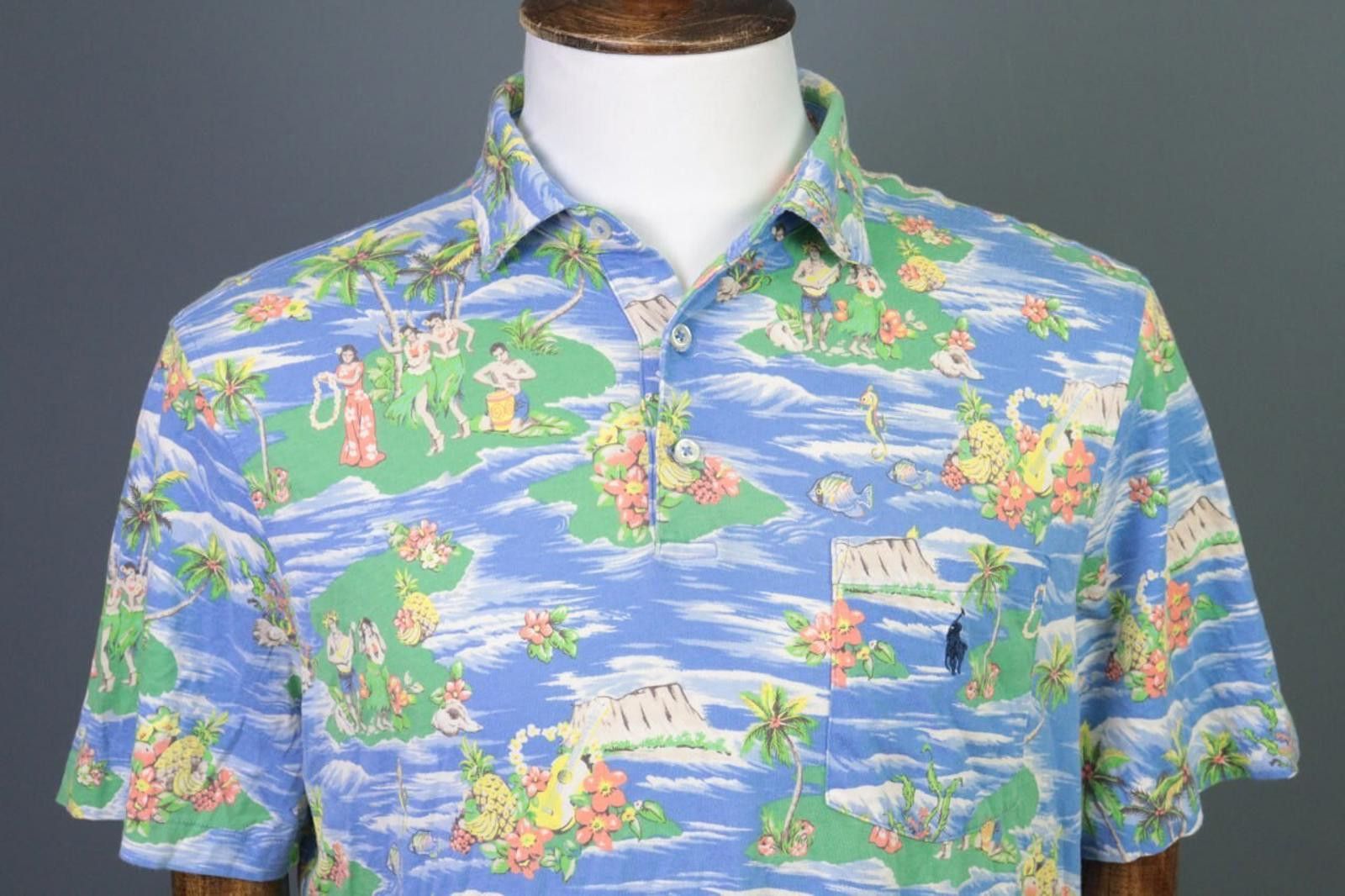 Polo Ralph Lauren Polo Ralph Lauren Multicolor Hawaii Sport Polo Shirt Size M Size US M / EU 48-50 / 2 - 3 Thumbnail