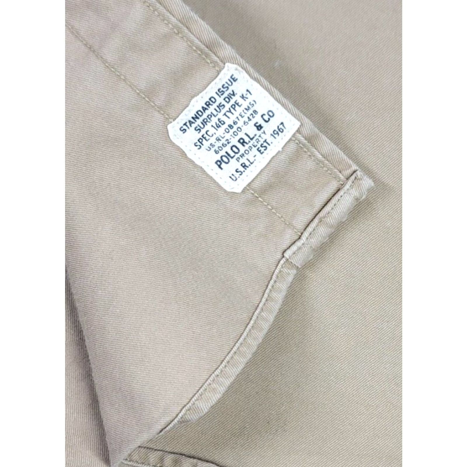 Polo Ralph Lauren Polo Ralph Lauren Womens Military Surplus Twill Beige Button Up Shirt 6 Type K-1 Size M / US 6-8 / IT 42-44 - 6 Thumbnail