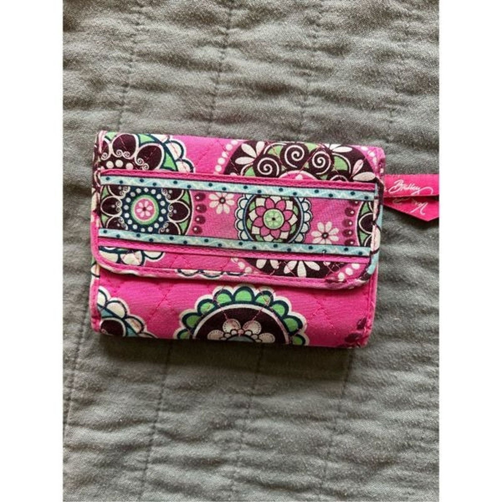 Vera Bradley Vera Bradley Pink Paisley Card-Holder Wallet Size ONE SIZE - 1 Thumbnail