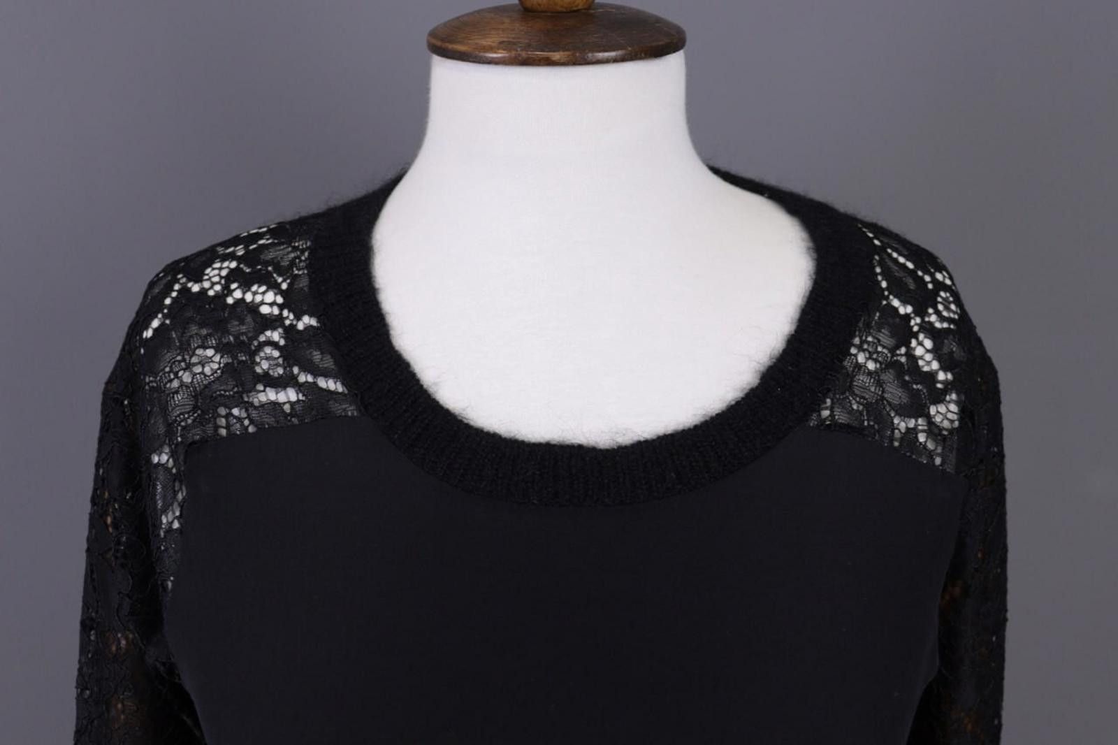 Allsaints AllSaints Black Silk Knit Dress Size UK 6 / US 2 / EU 34 Size XS / US 0-2 / IT 36-38 - 2 Thumbnail