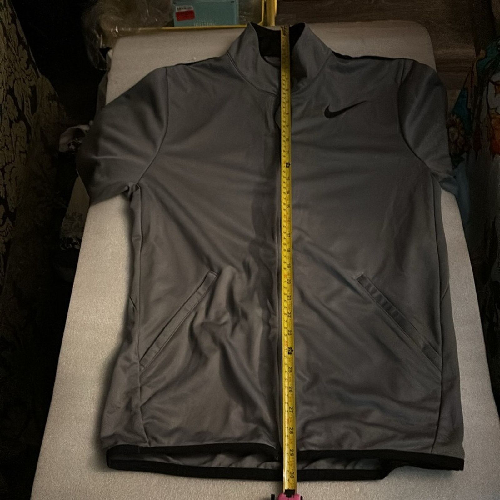 Nike Nike Men's Epic Knit Long Sleeve Jacket Cool Grey/Black S Size US S / EU 44-46 / 1 - 6 Thumbnail