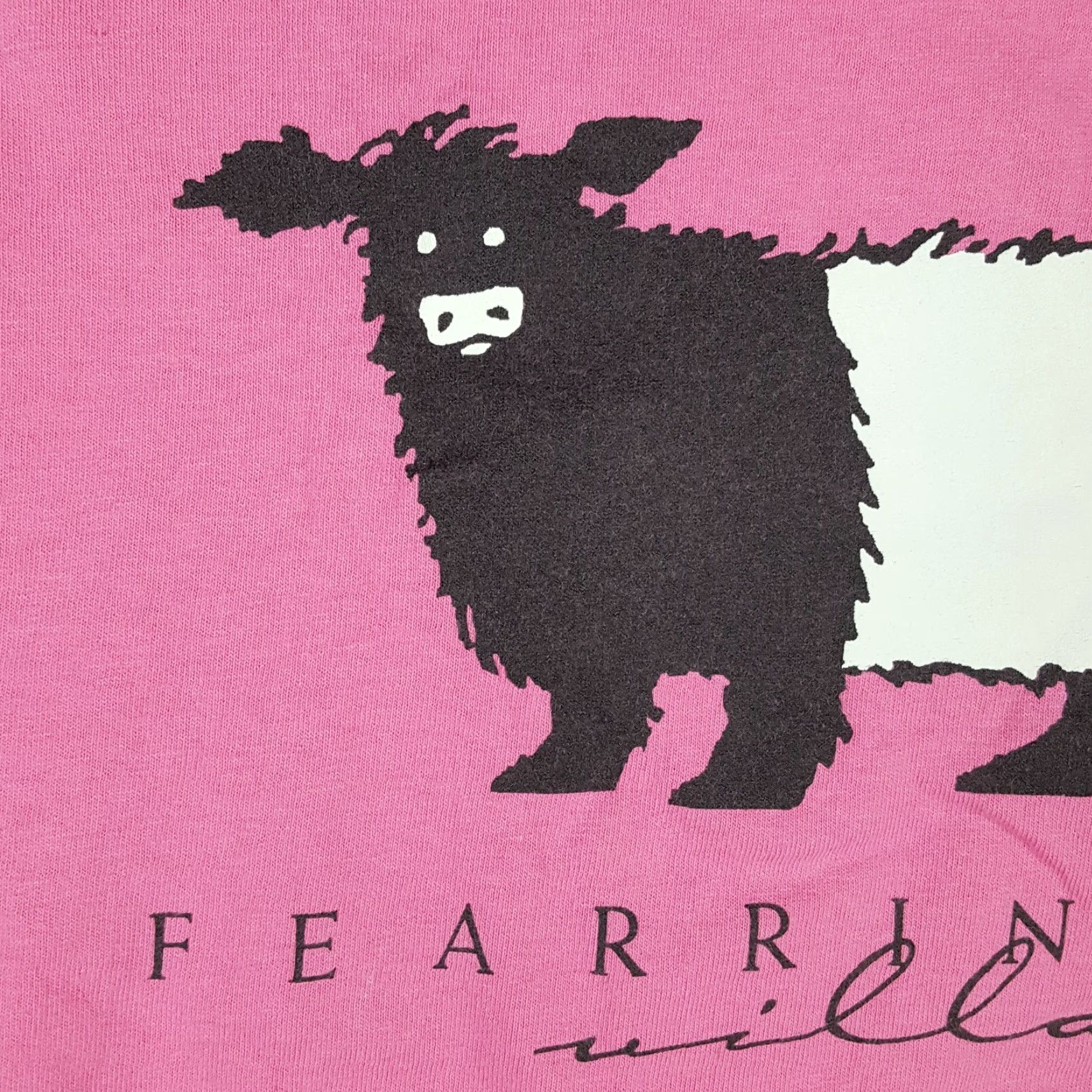 Fruit Of The Loom VINTAGE Fruit of the Loom 90s Cow Art T-Shirt Size Small Pink Retro Cartoon Mens Size US S / EU 44-46 / 1 - 3 Thumbnail