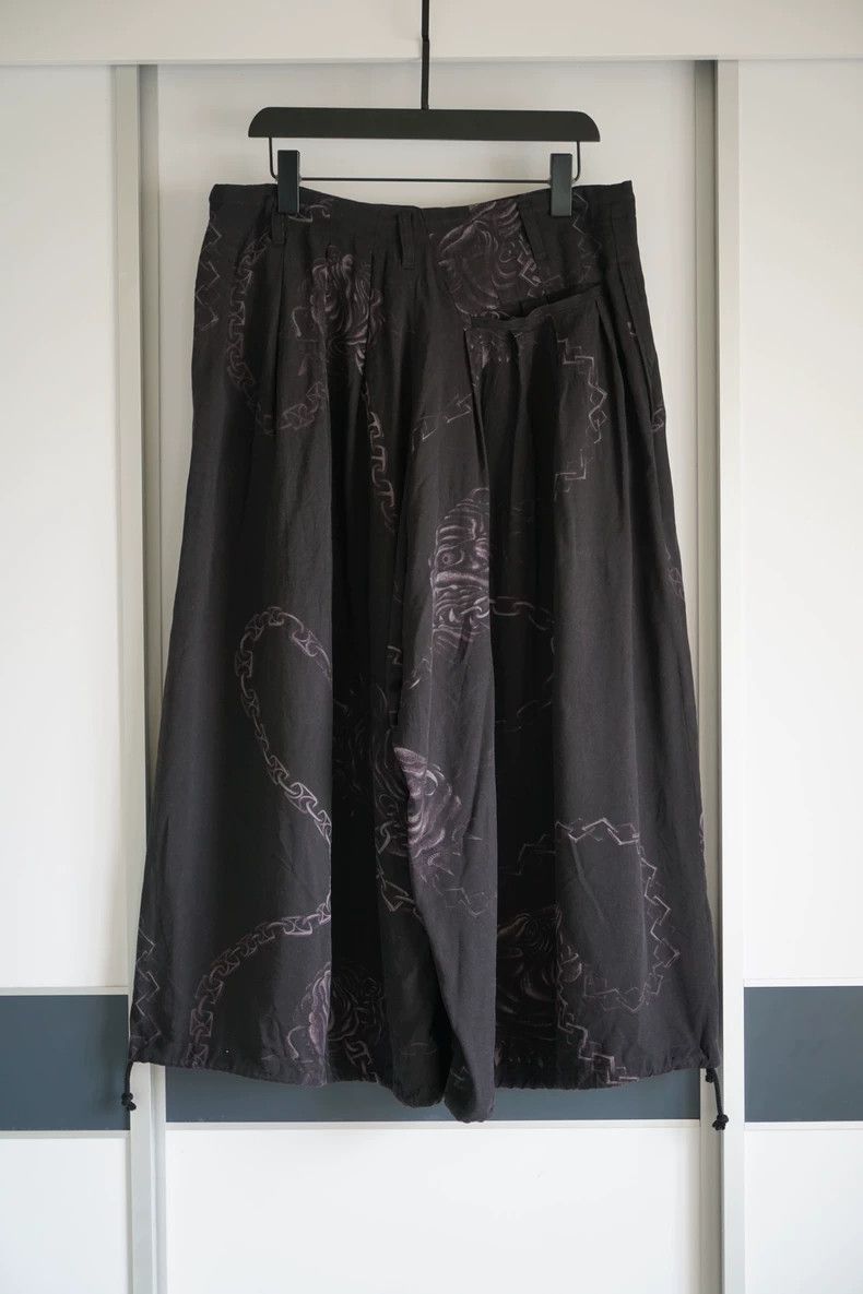 Yohji Yamamoto Yohji Yamamoto Yohji Yamamoto Black Lantern Pants with Cha Size US 44 / EU 60 - 2 Thumbnail