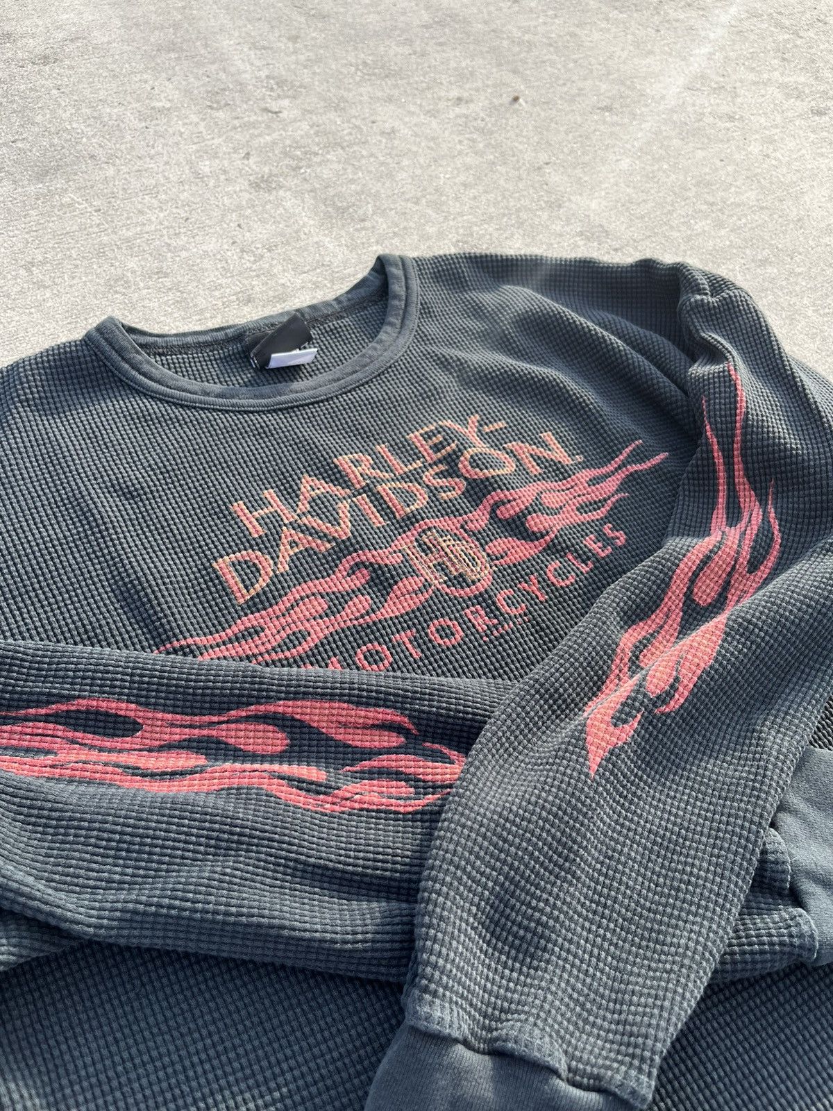 Harley Davidson HARLEY FLAME WAFFLE KNIT Size US XXL / EU 58 / 5 - 3 Thumbnail