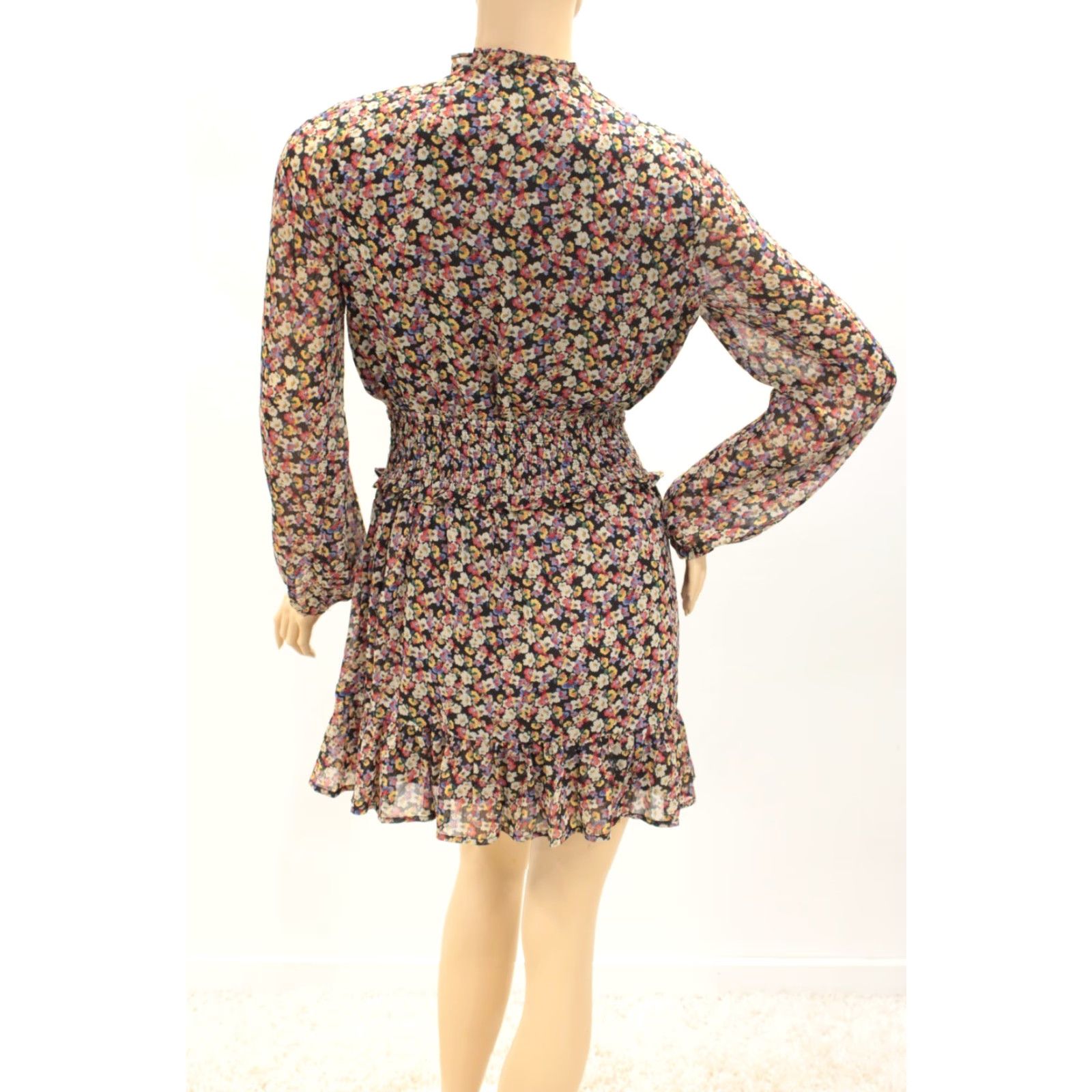 Vintage Dress Forum Women Los Angeles Floral Boho Mini Dress Small Forest Fairy Romantic Size S / US 4 / IT 40 - 3 Thumbnail