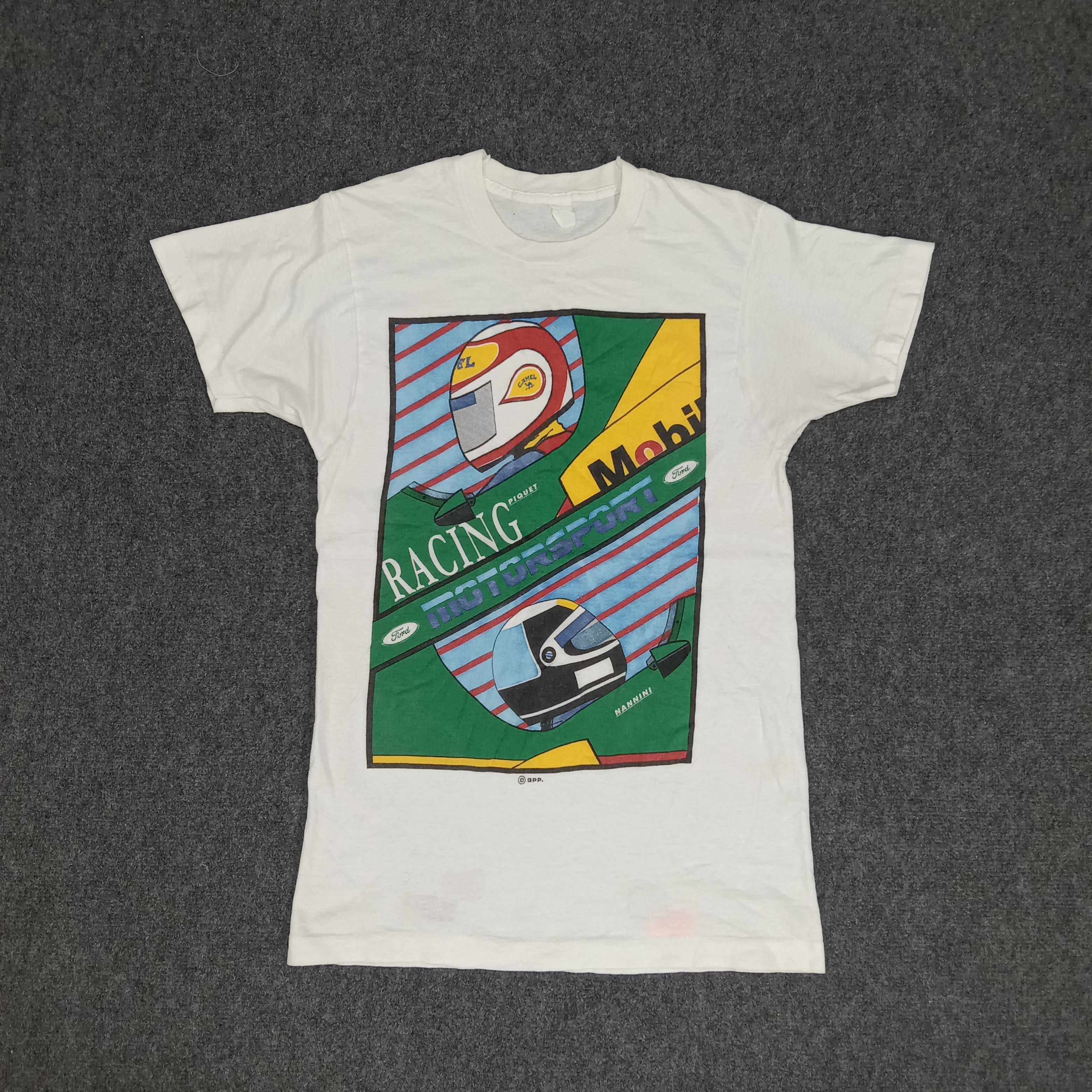 Ford × Vintage Ford Racing Piquet Mobil Formula One Tshirt Size US S / EU 44-46 / 1 - 1 Thumbnail