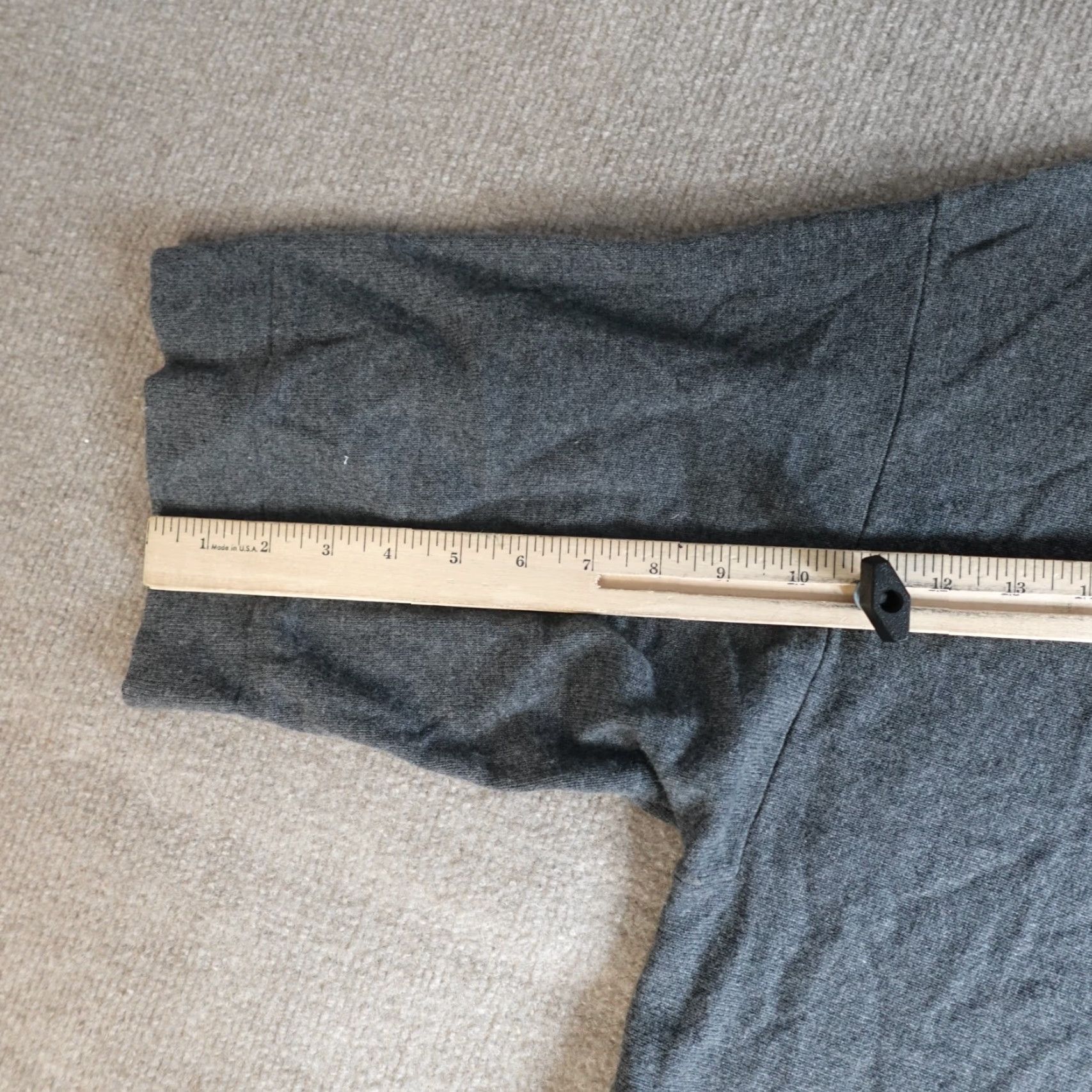 Eileen Fisher VINTAGE Eileen Fisher Sweater Shirt Womens Short Sleeve Gray 100% Wool XS-Small Oversized Crew Neck Pullover - Women Mens Girls Size S / US 4 / IT 40 - 7 Thumbnail
