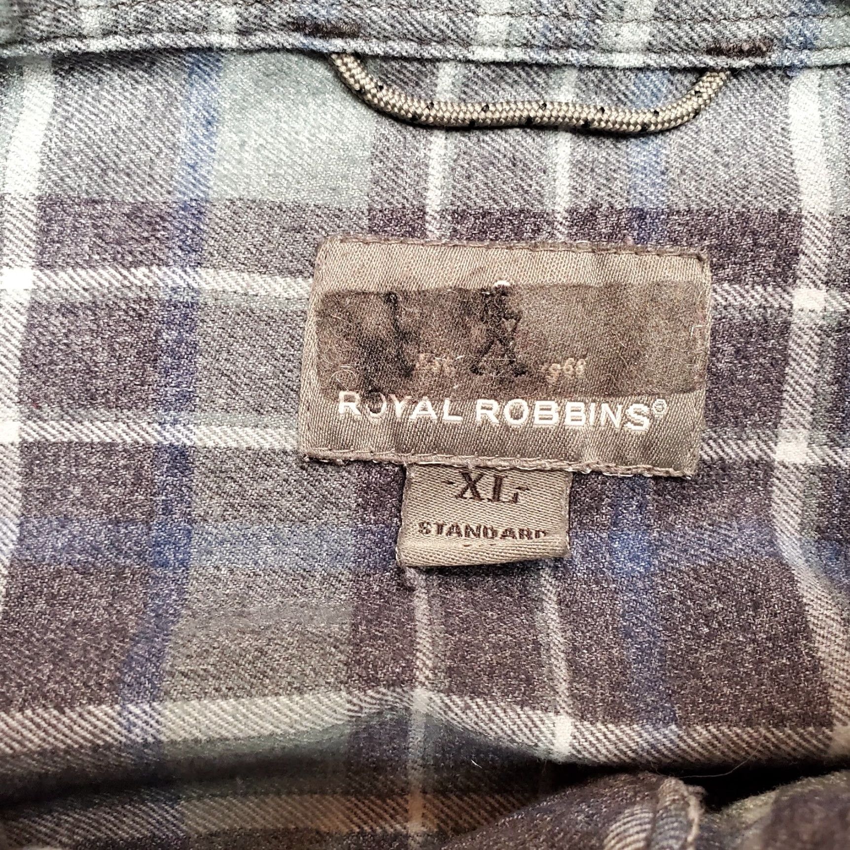 Royal Robbins VINTAGE Royal Robbins Shirt Mens XL Blue Gray Plaid Nylon Outdoors Size US XL / EU 56 / 4 - 4 Thumbnail