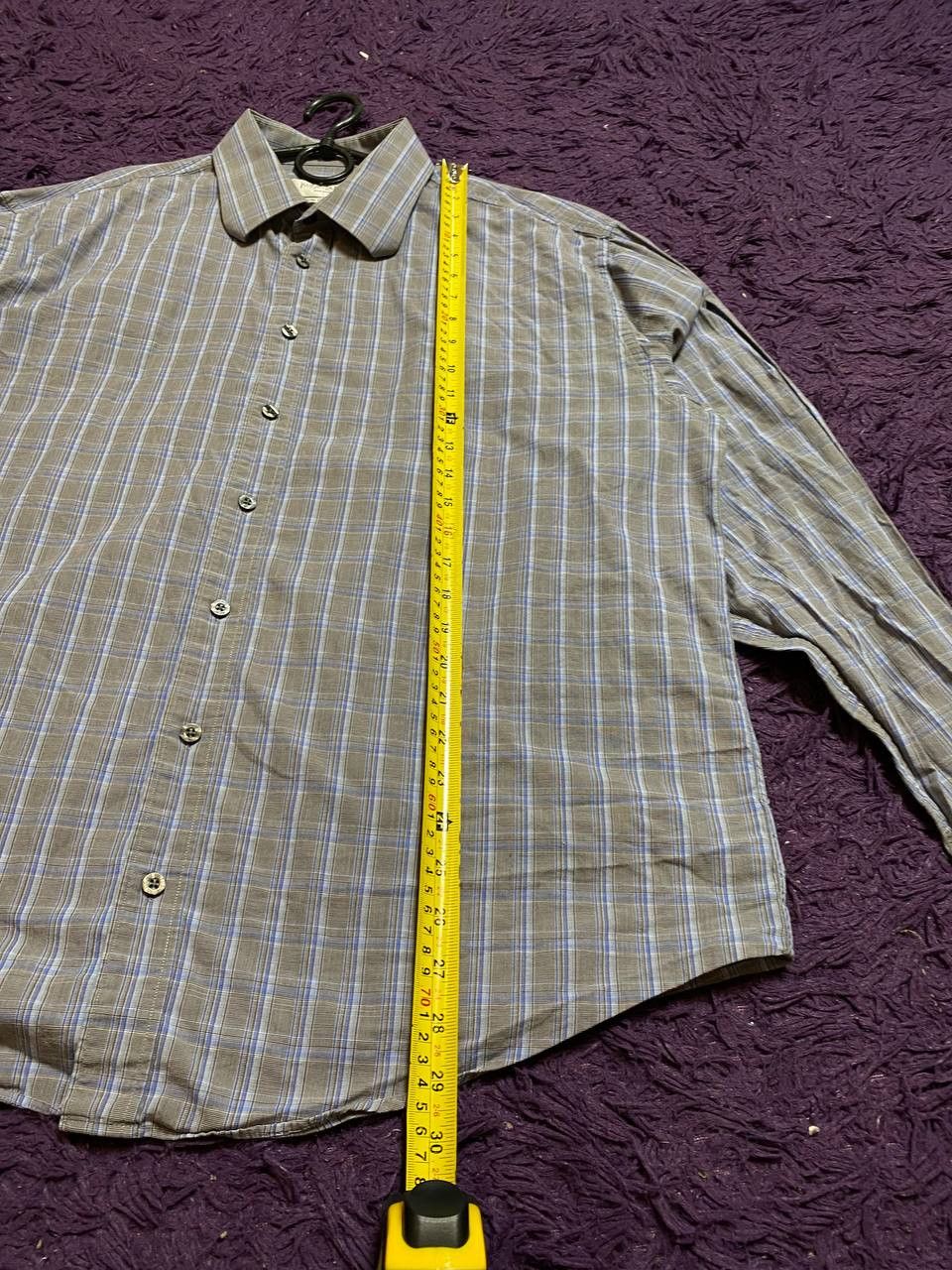 Yves Saint Laurent Y2K gray print shirt Yves Saint Laurent luxury Vintage Size US XL / EU 56 / 4 - 11 Thumbnail