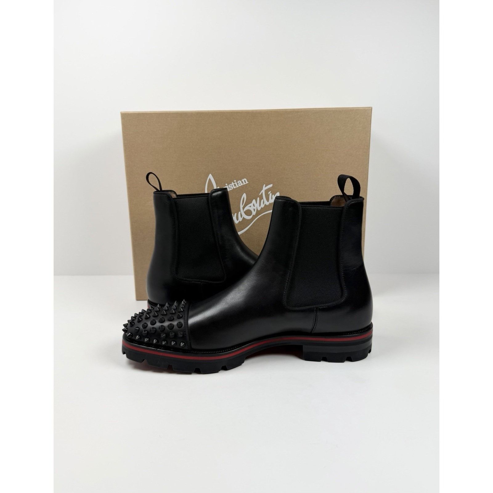 Christian Louboutin Size 41EU/8US - Christian Louboutin Melon Spikes Boots NEW Size US 8 / EU 41 - 6 Thumbnail