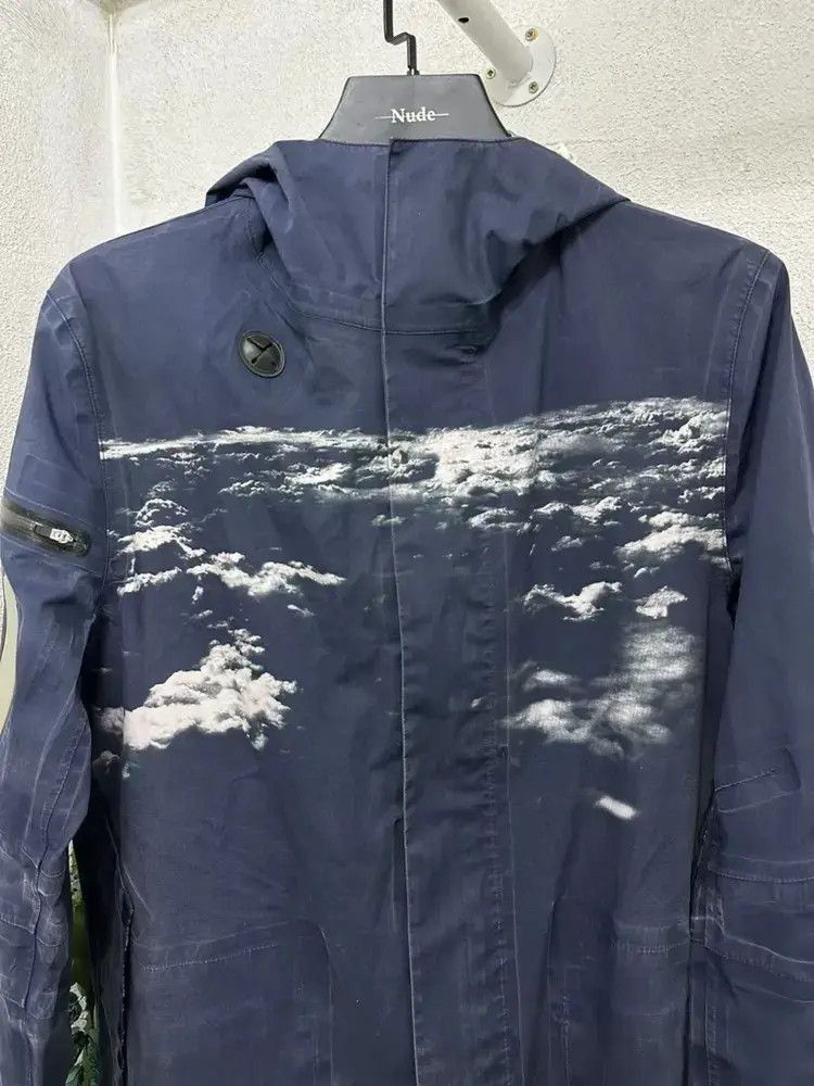Undercover Undercover 09SS Cloud Print Gore Tex Mountain Jacket Size US L / EU 52-54 / 3 - 3 Thumbnail